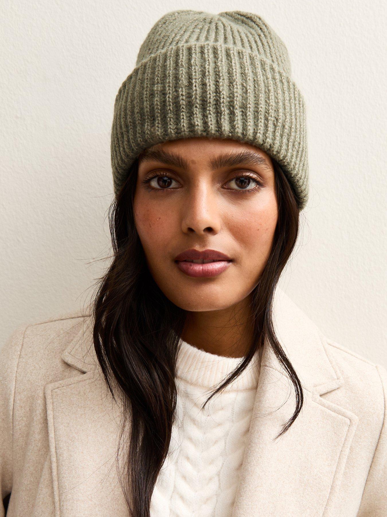 new-look-chunky-beanie-green