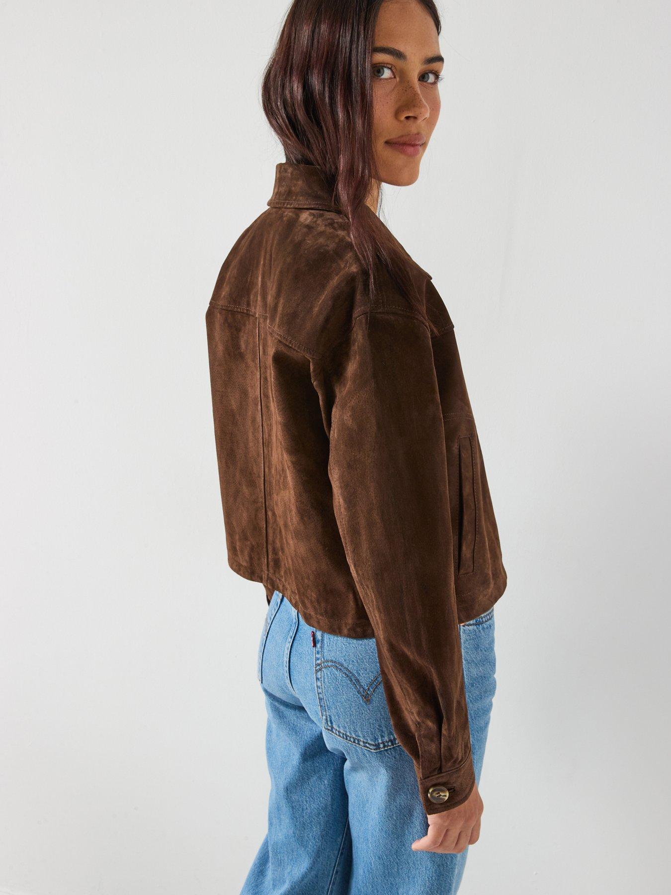 vero-moda-short-suede-jacket-brownstillFront