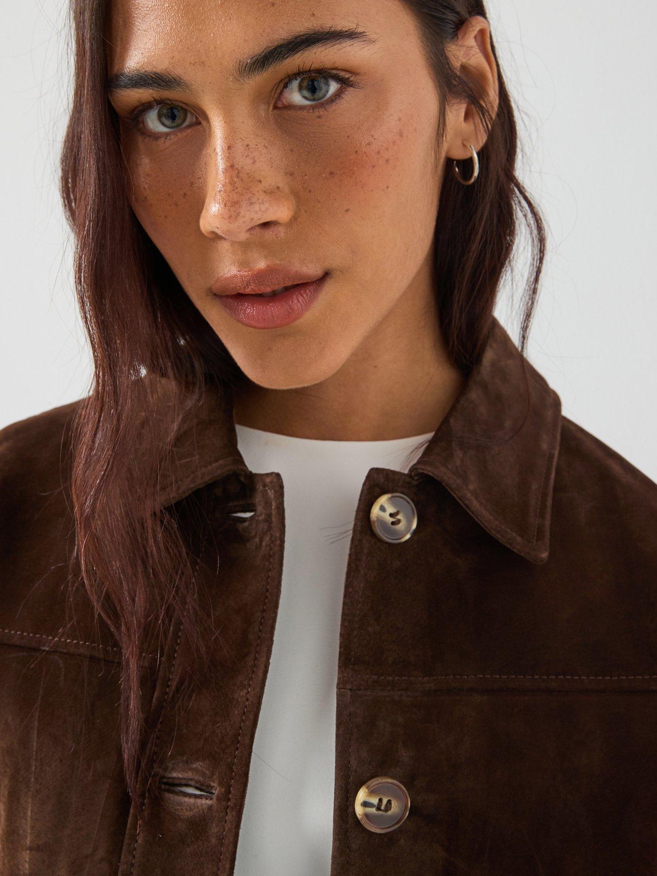 vero-moda-short-suede-jacket-brownoutfit
