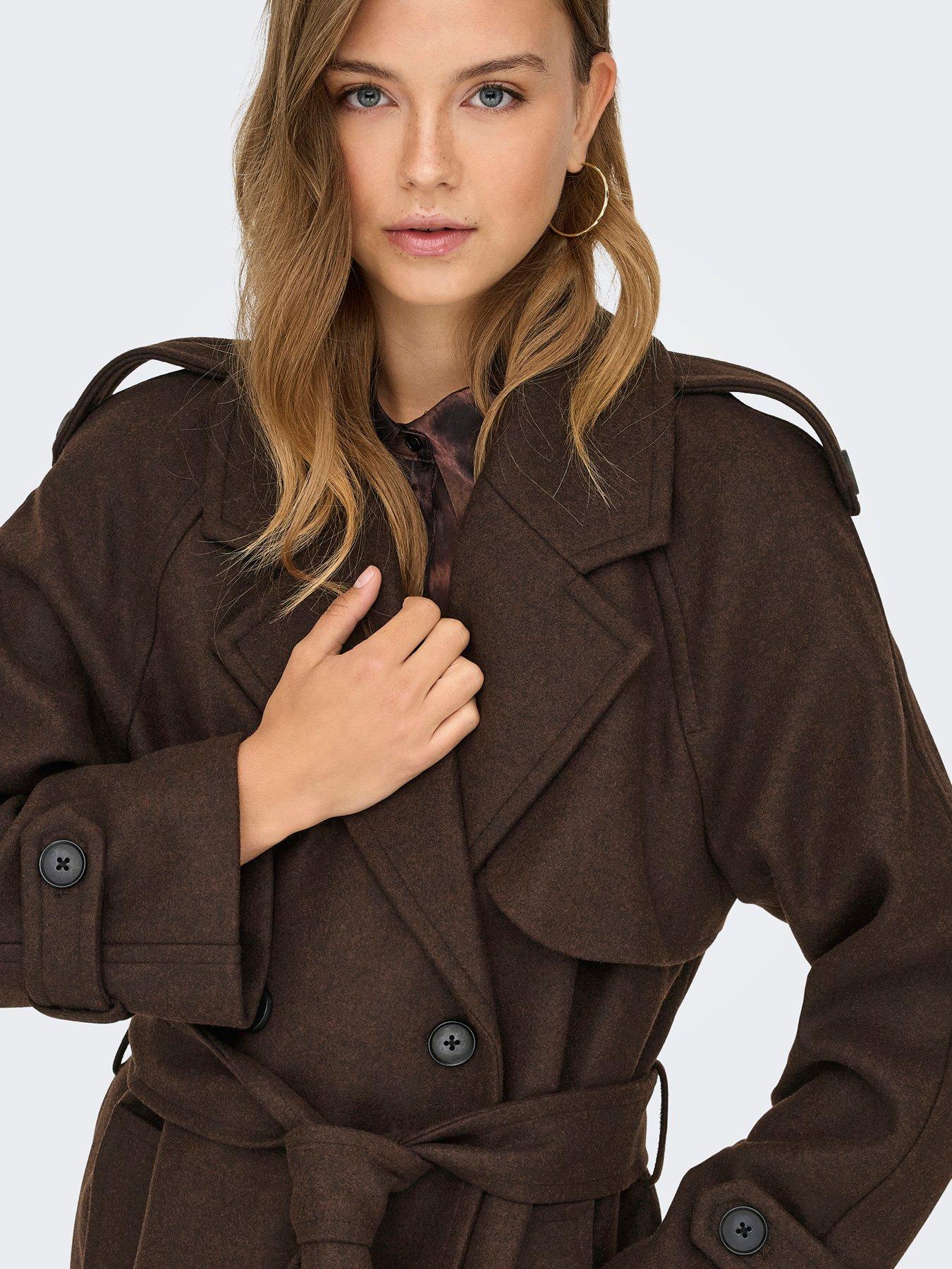 only-long-belt-coat-brownstillFront