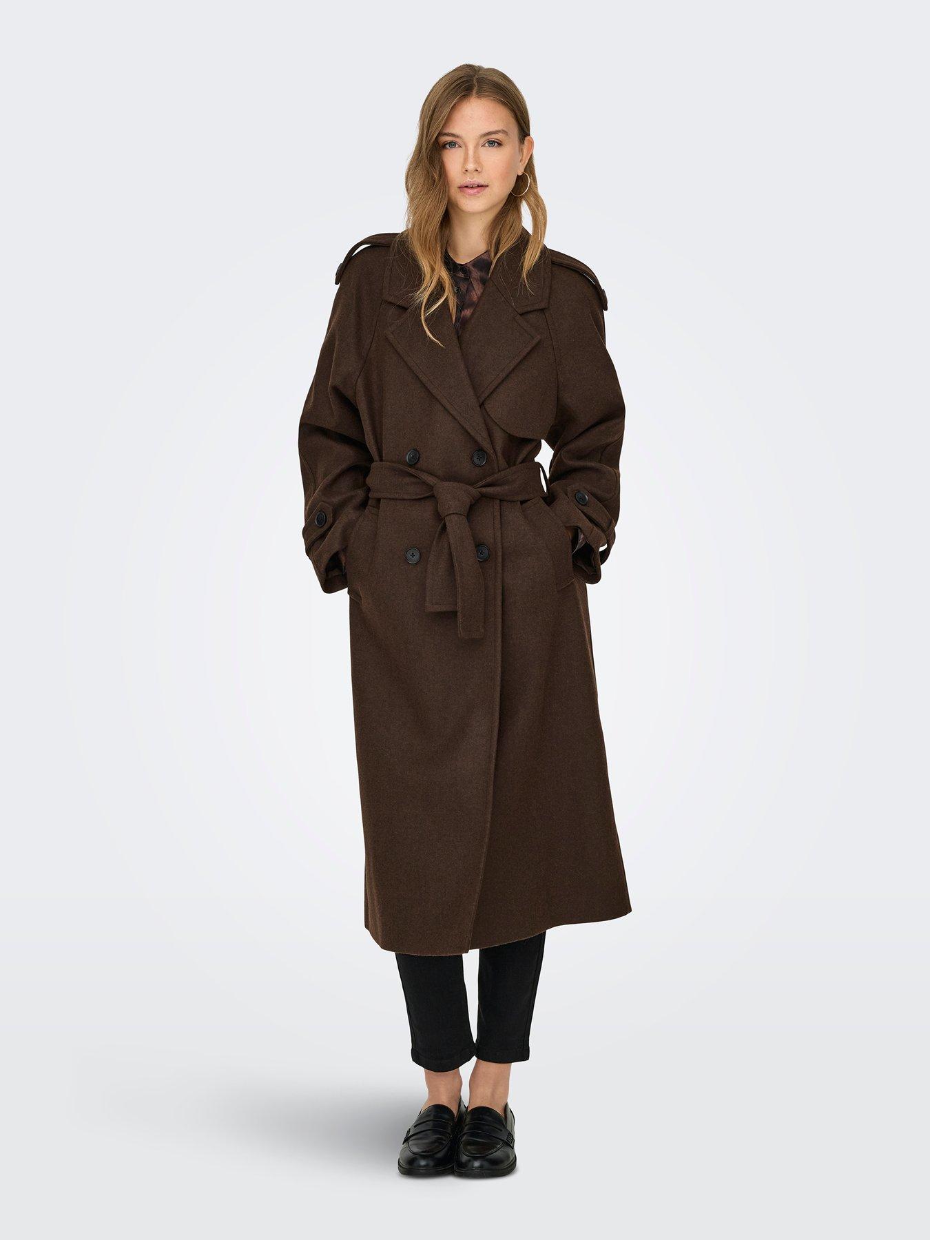 only-long-belt-coat-brownoutfit