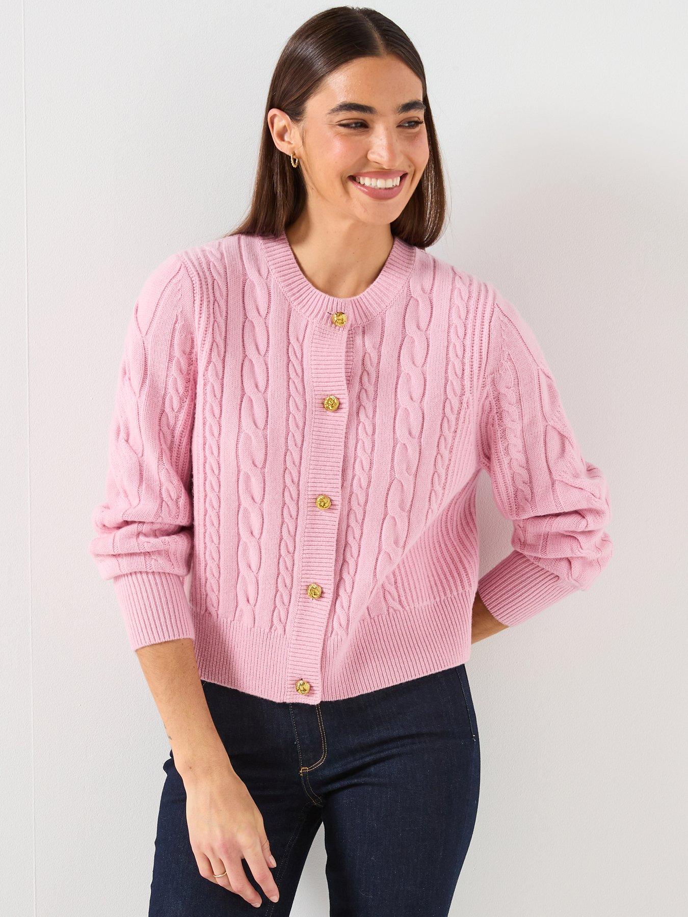 Barbour Elina Knitted Cardigan - Pink