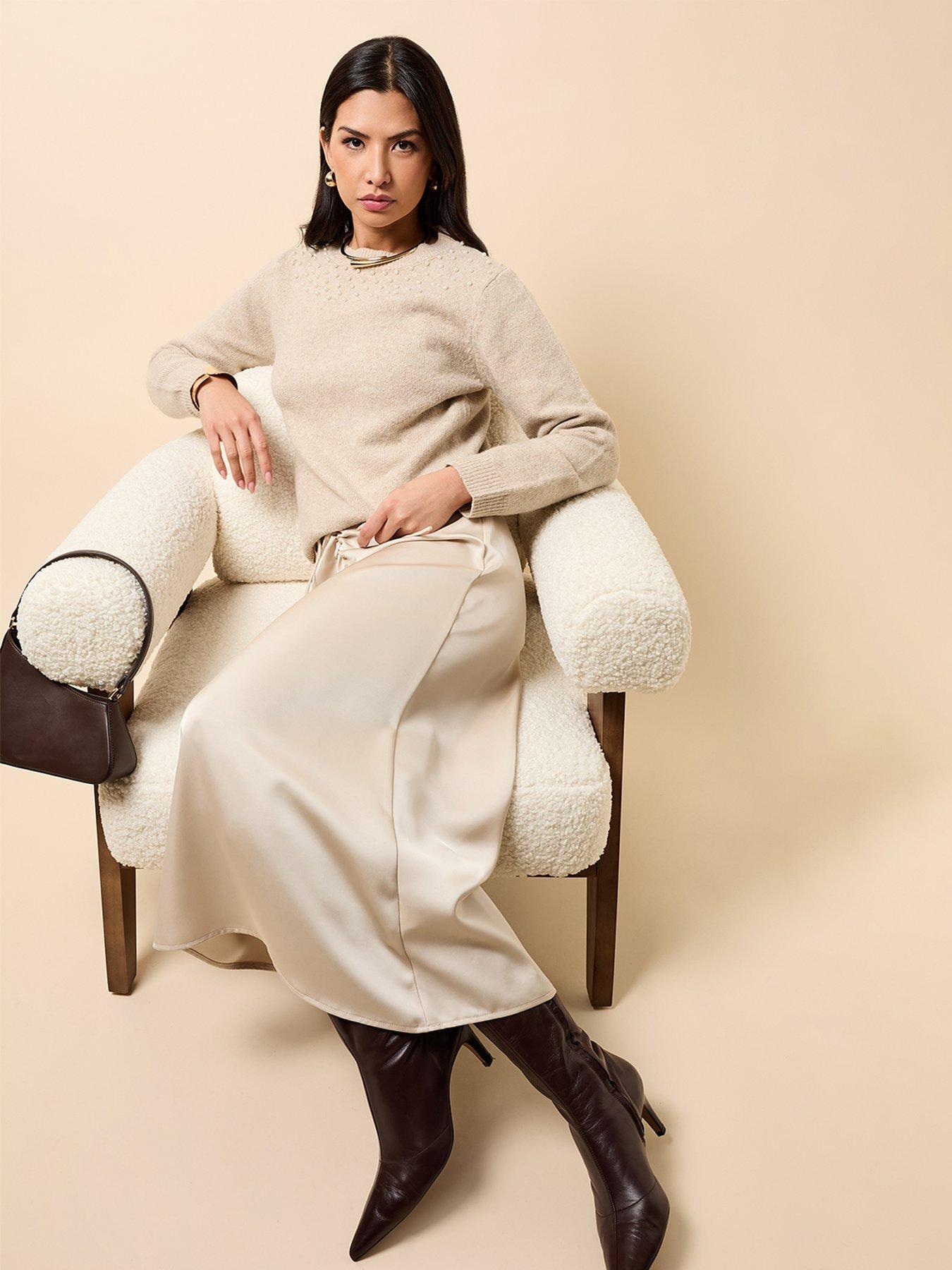 little-mistress-taupe-embellished-knitted-jumper-brownback