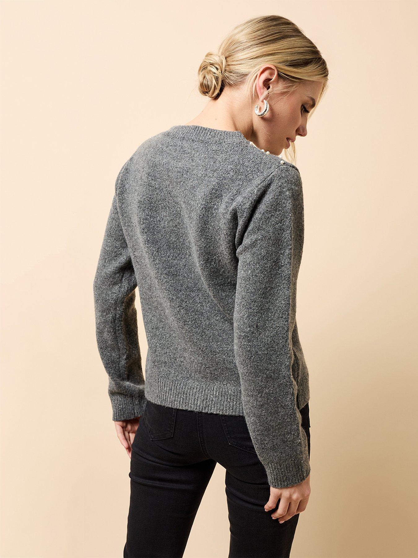 little-mistress-embellished-knitted-jumper-greystillFront