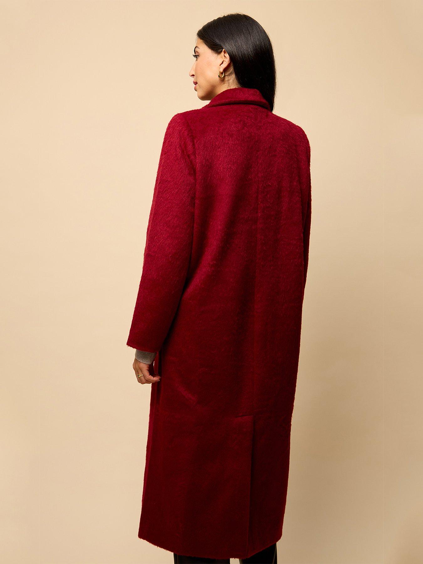 little-mistress-elea-coat-cherry-redstillFront