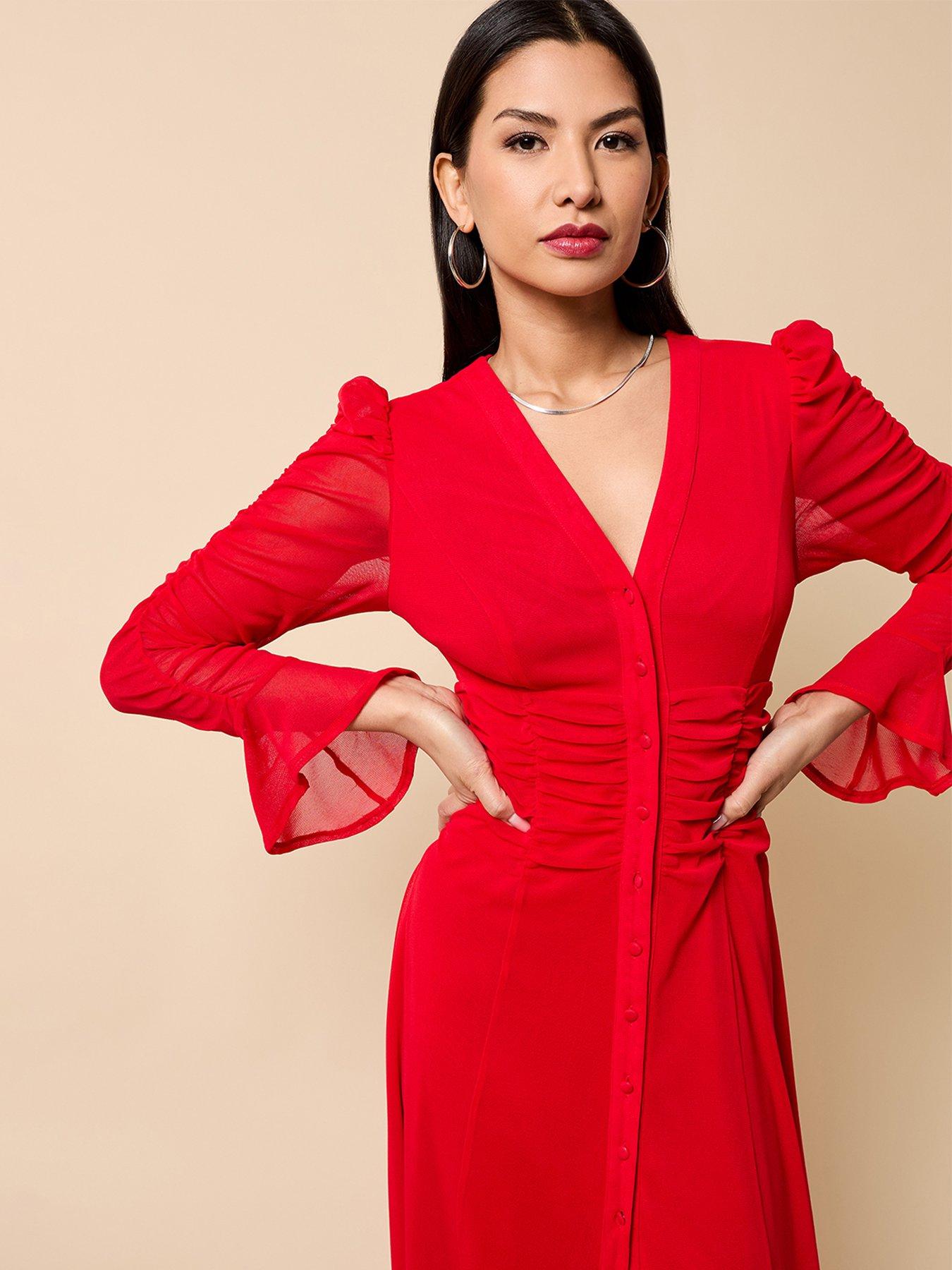 little-mistress-mesh-midaxi-dress-redoutfit