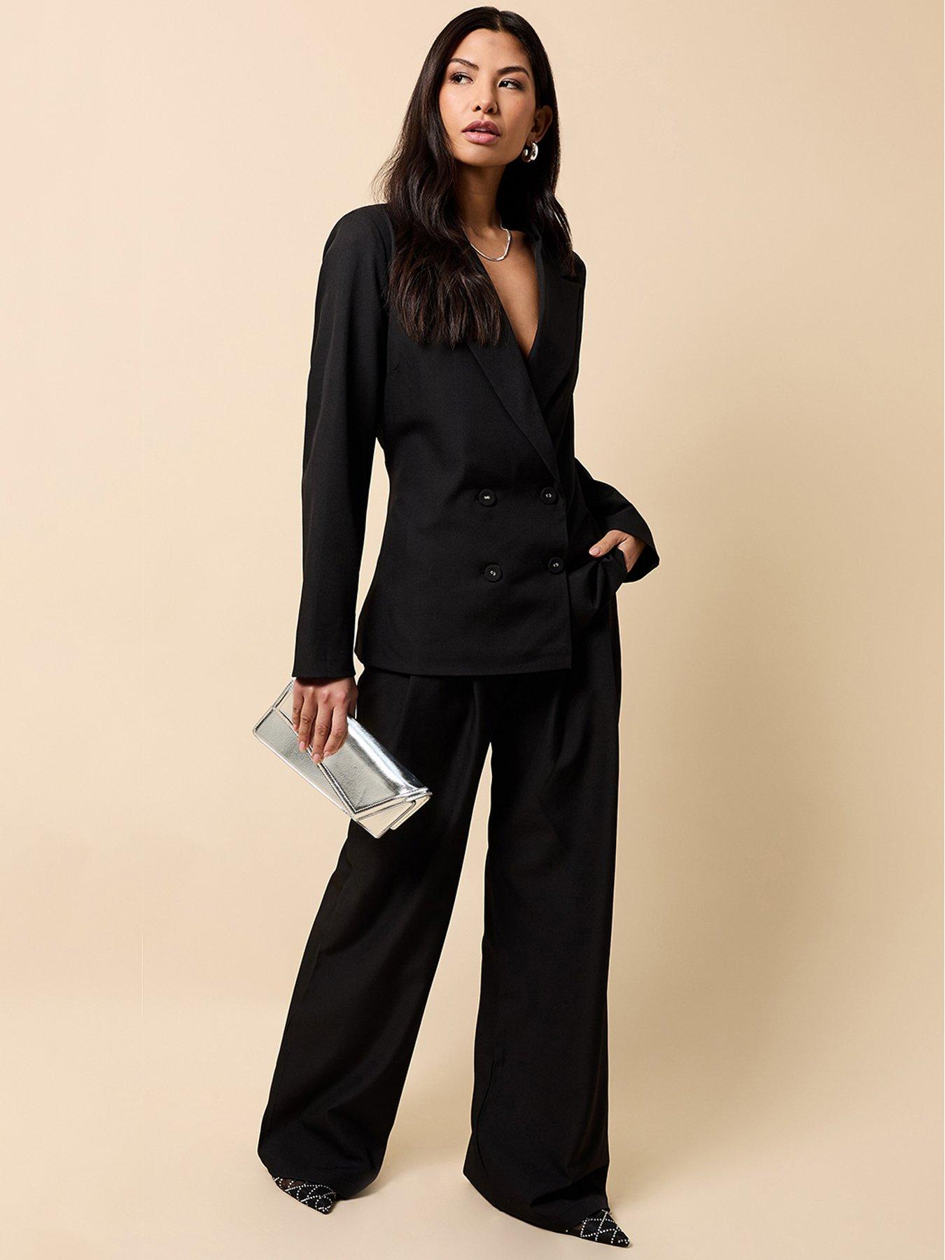 little-mistress-oversized-blazer-blackfront