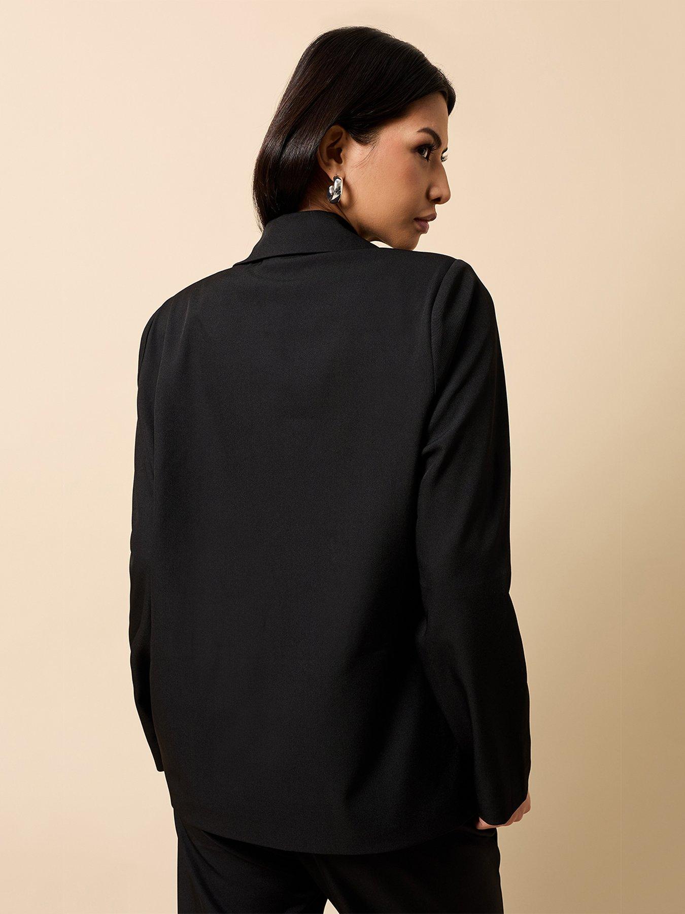 little-mistress-oversized-blazer-blackstillFront