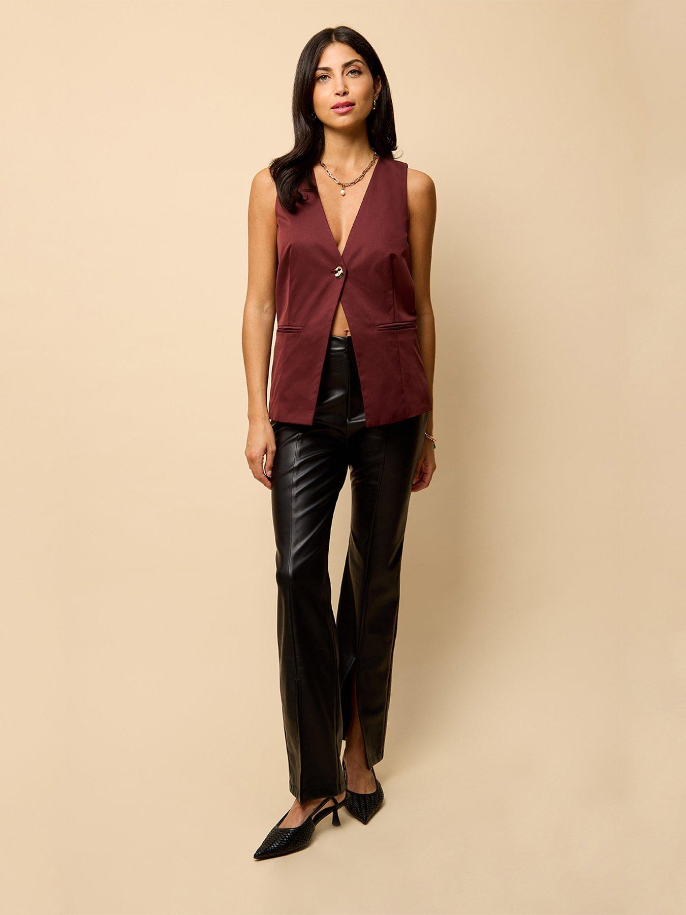 little-mistress-cherry-accent-button-waistcoat-reddetail