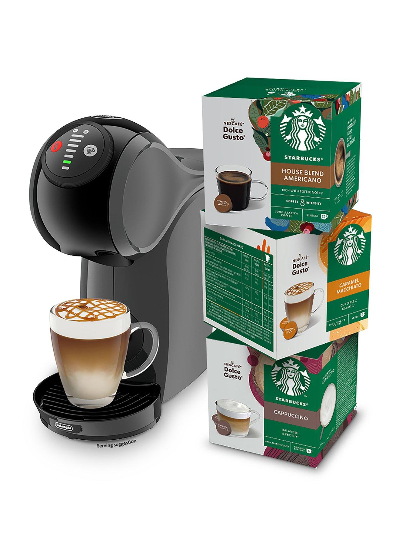 Nescafe Dolce Gusto by De'longhi Genio S Anthracite Pod Coffee Machine - Flavours Bundle