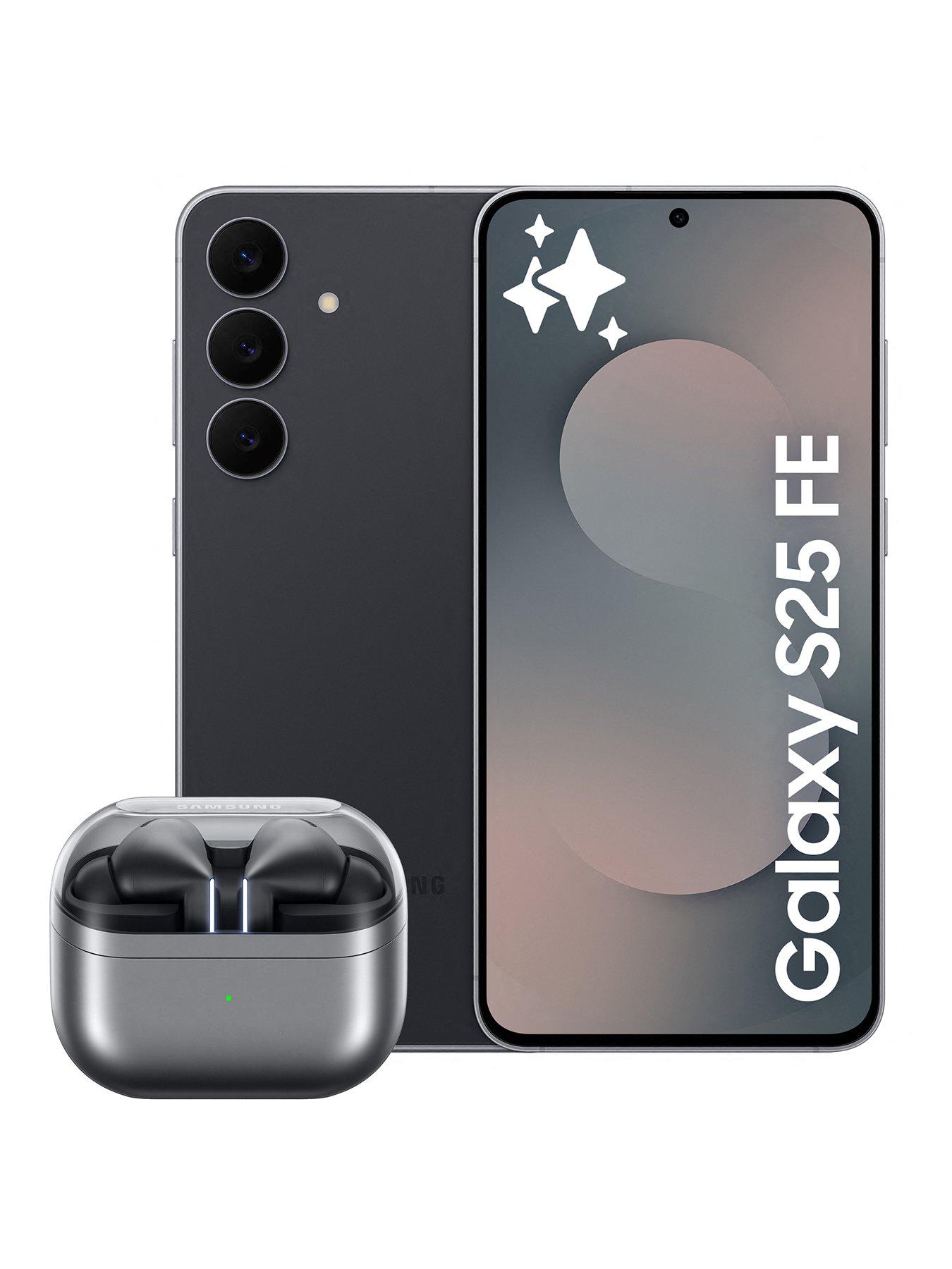 Samsung Galaxy S25 FE 256GB with Free Galaxy Buds3 Pro - Silver - Galaxy AI