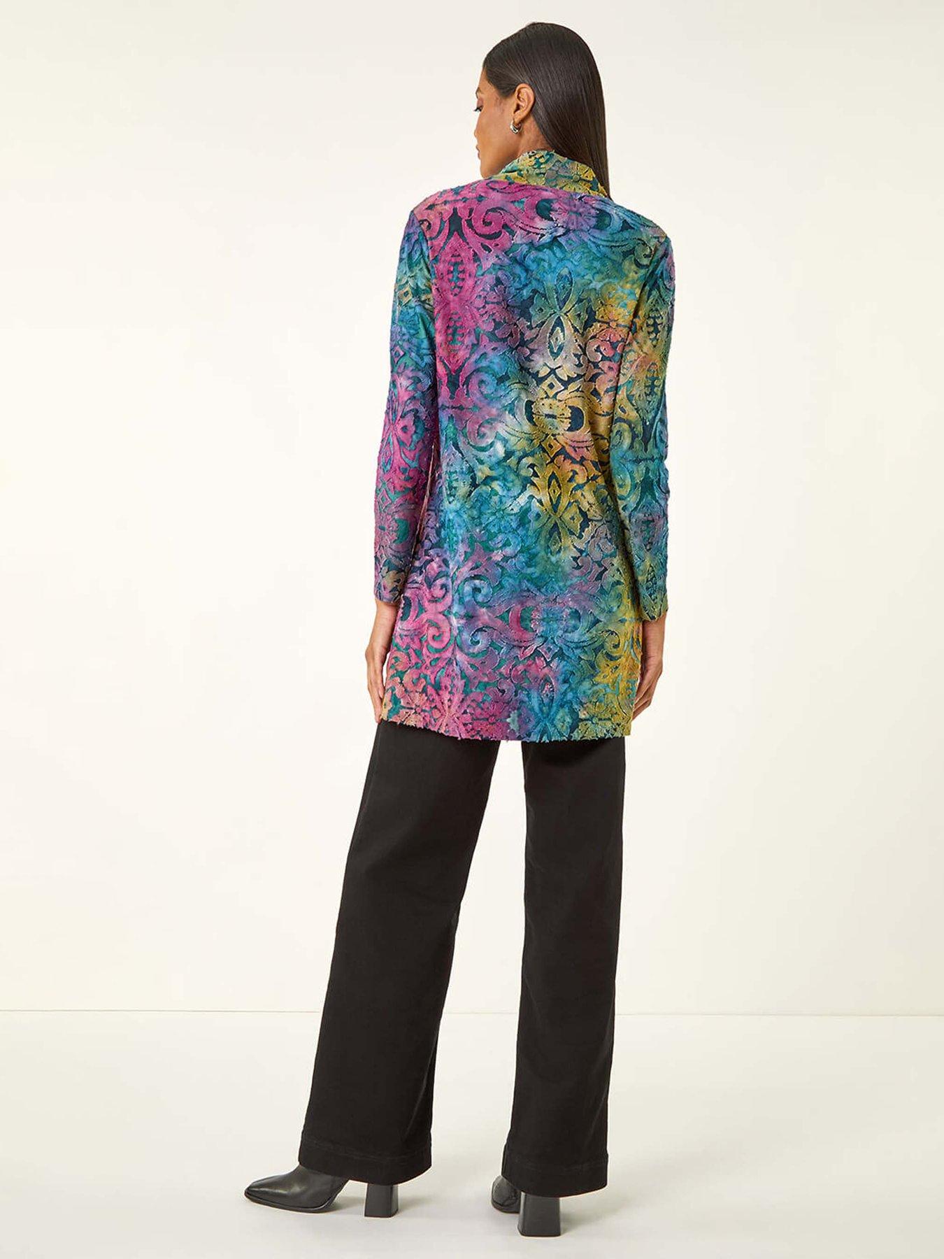 roman-textured-burnout-print-top-bluestillFront