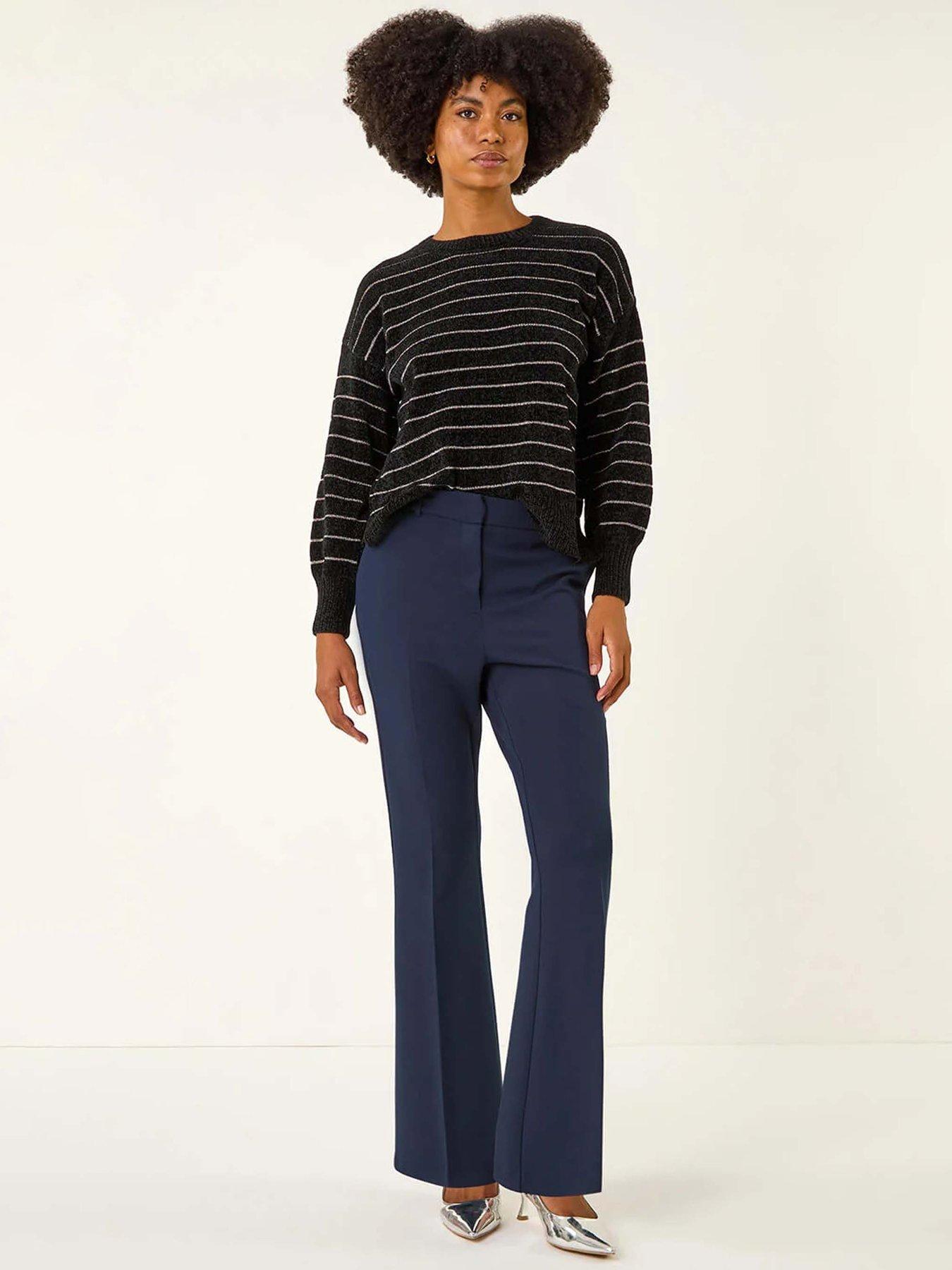 roman-long-bootcut-stretch-trousers-navyback