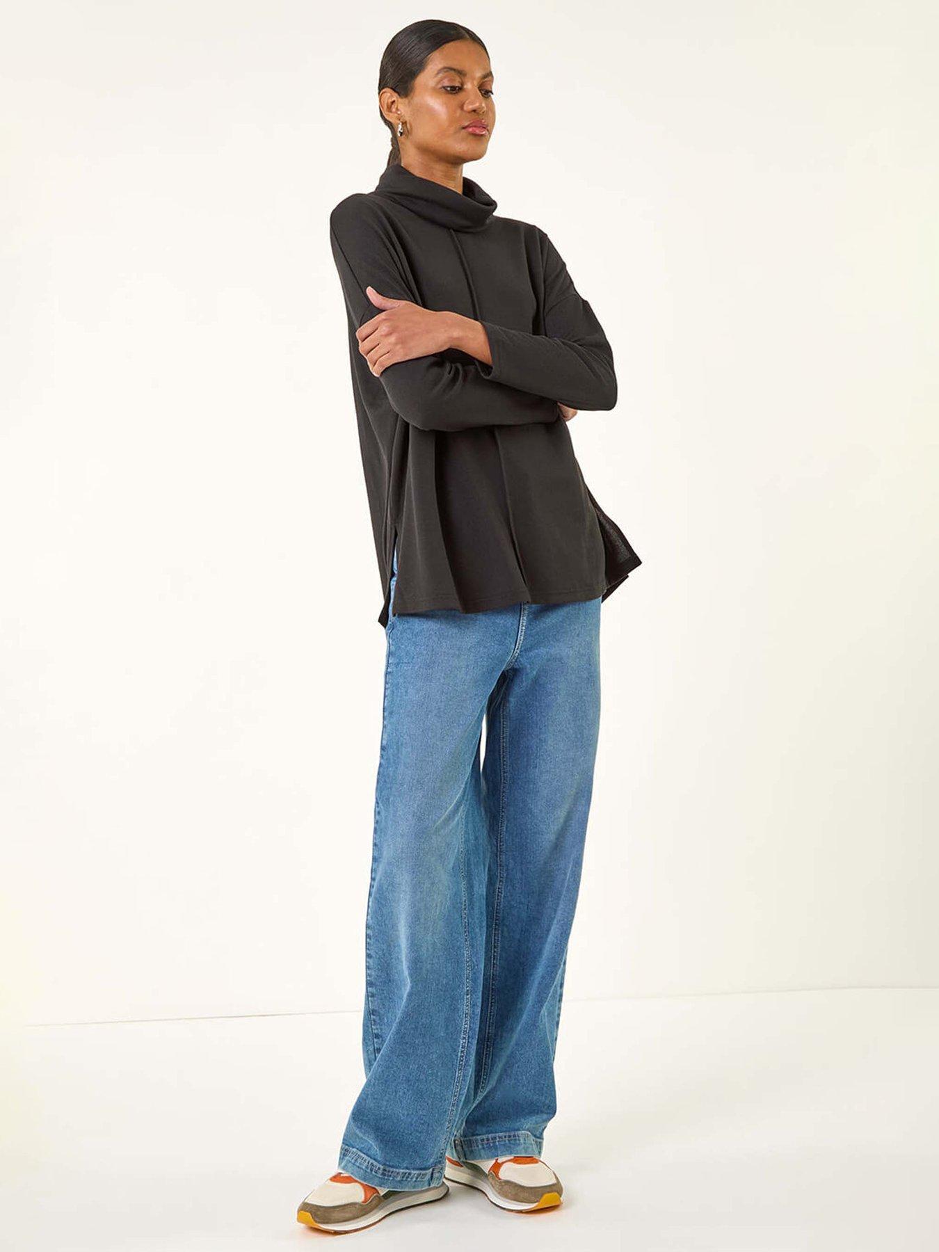 roman-cowl-neck-snit-top-blackback