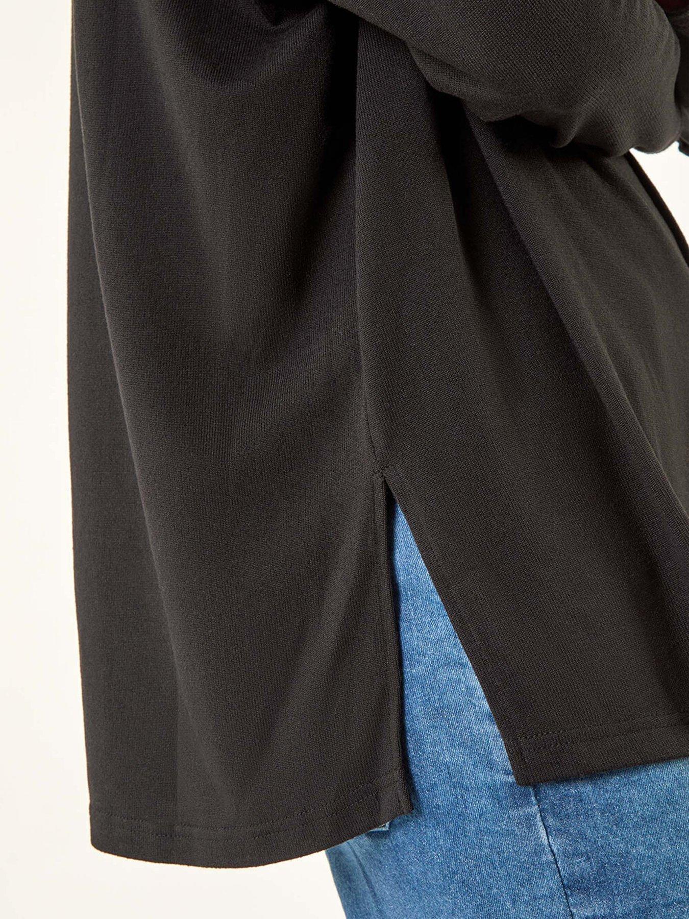 roman-cowl-neck-snit-top-blackdetail