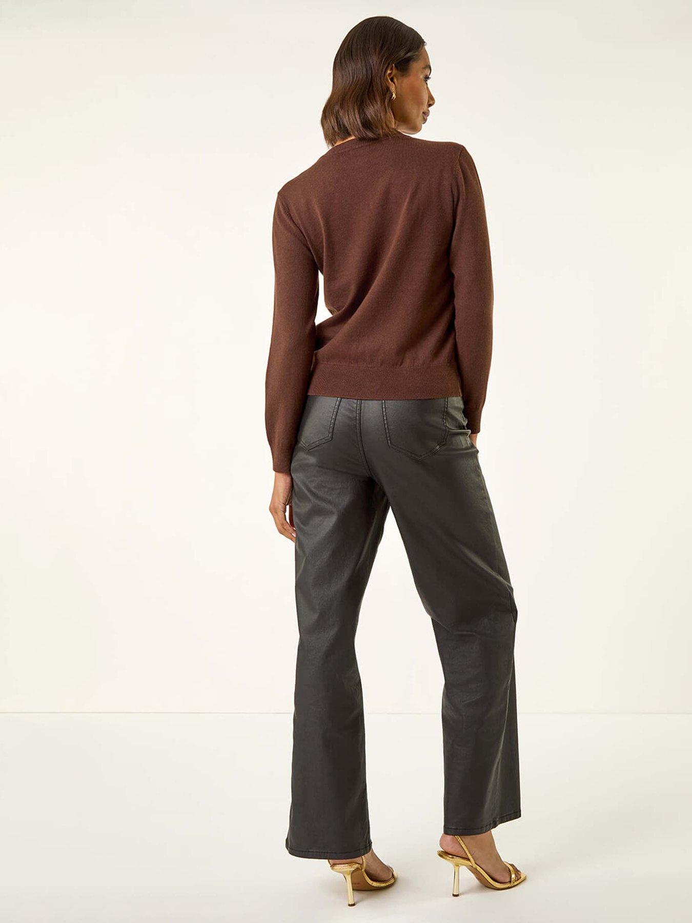 roman-v-neck-heart-hotfix-jumper-brownstillFront