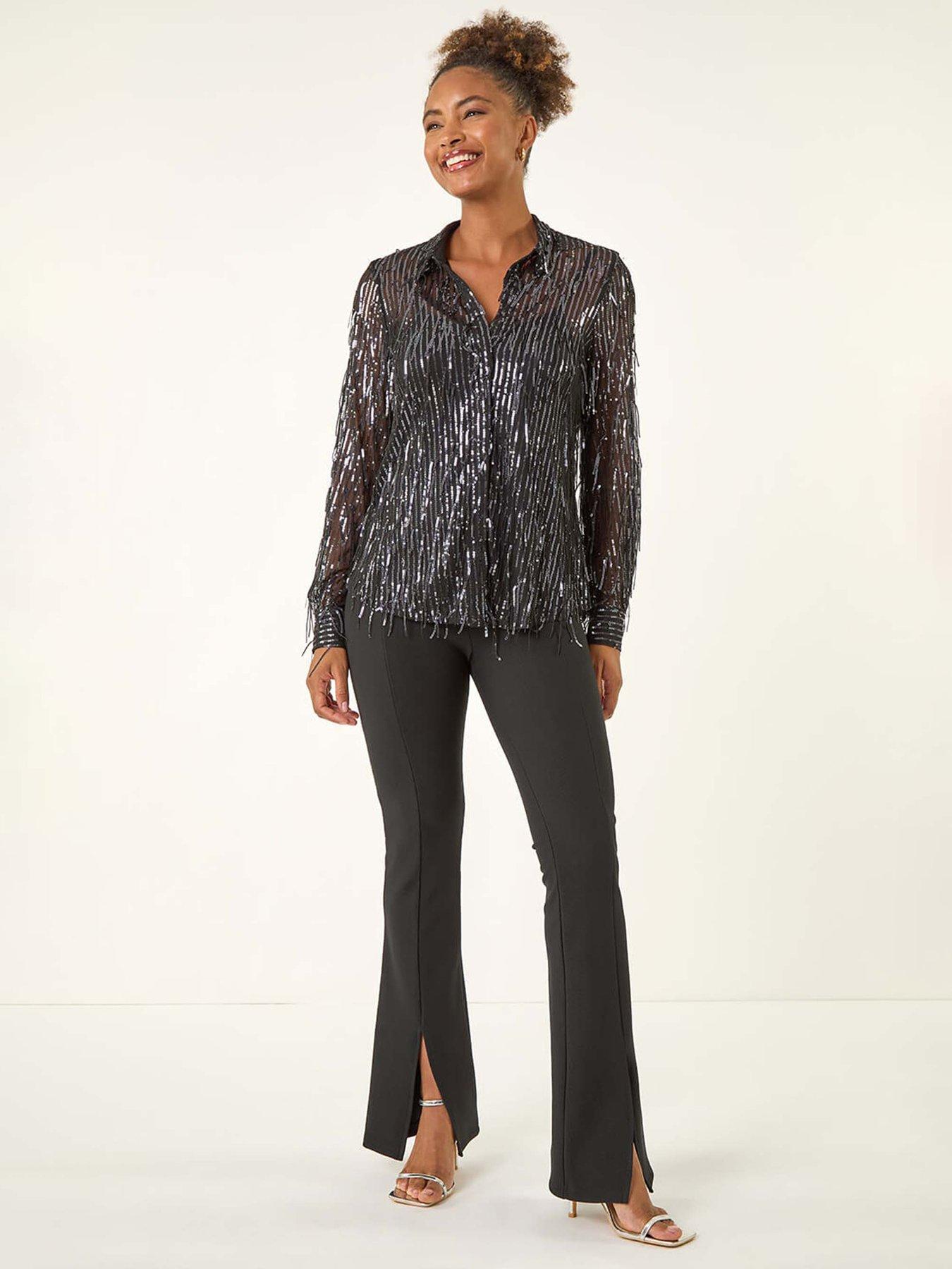 roman-sequin-tassel-stretch-shirt-greyback