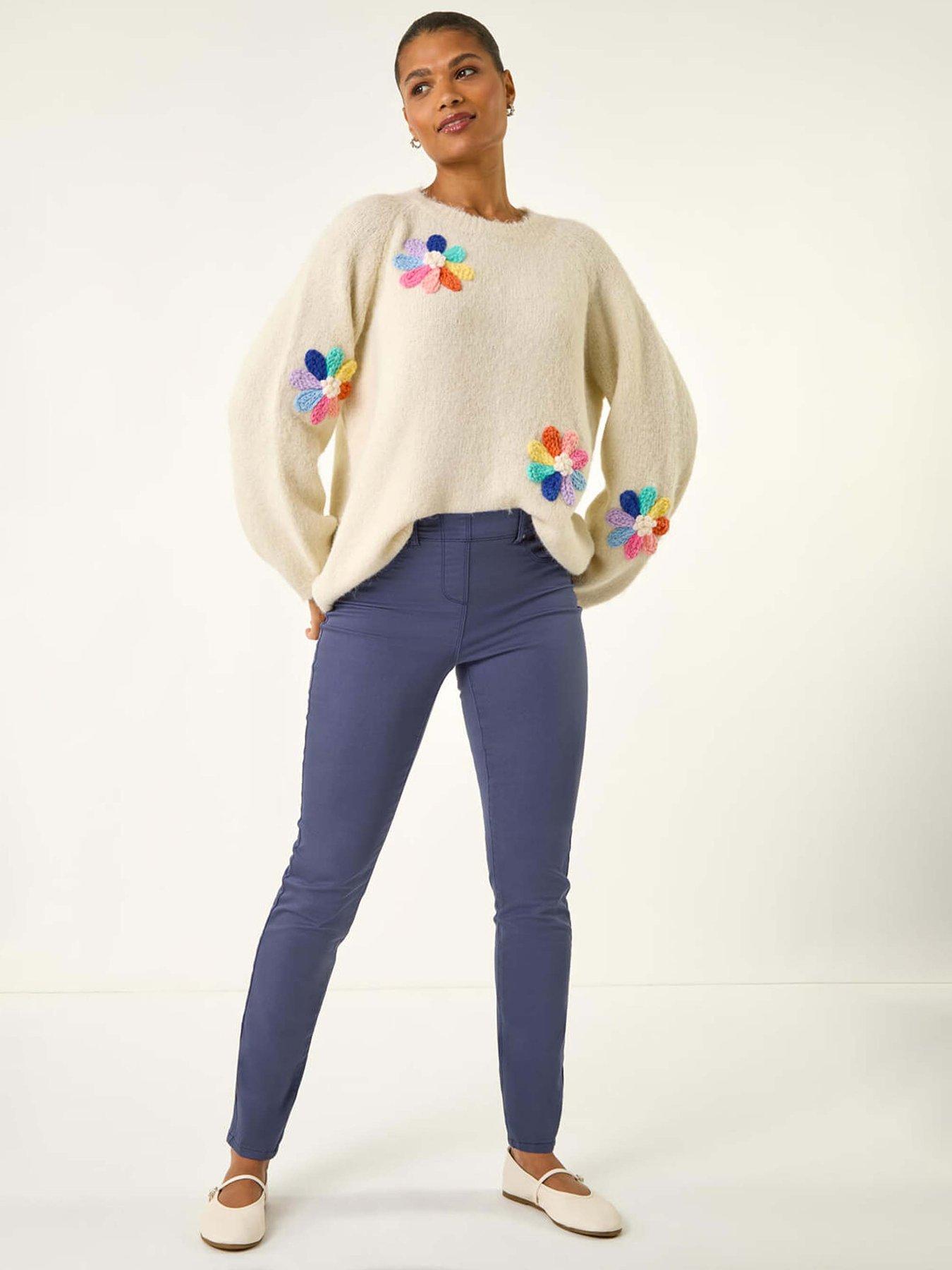 Image 3 of 5 of Roman 31'' Denim Stretch Jegging - Blue