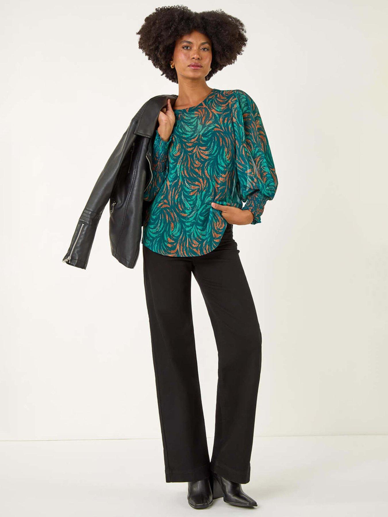 roman-metallic-abstract-printed-top-greenback