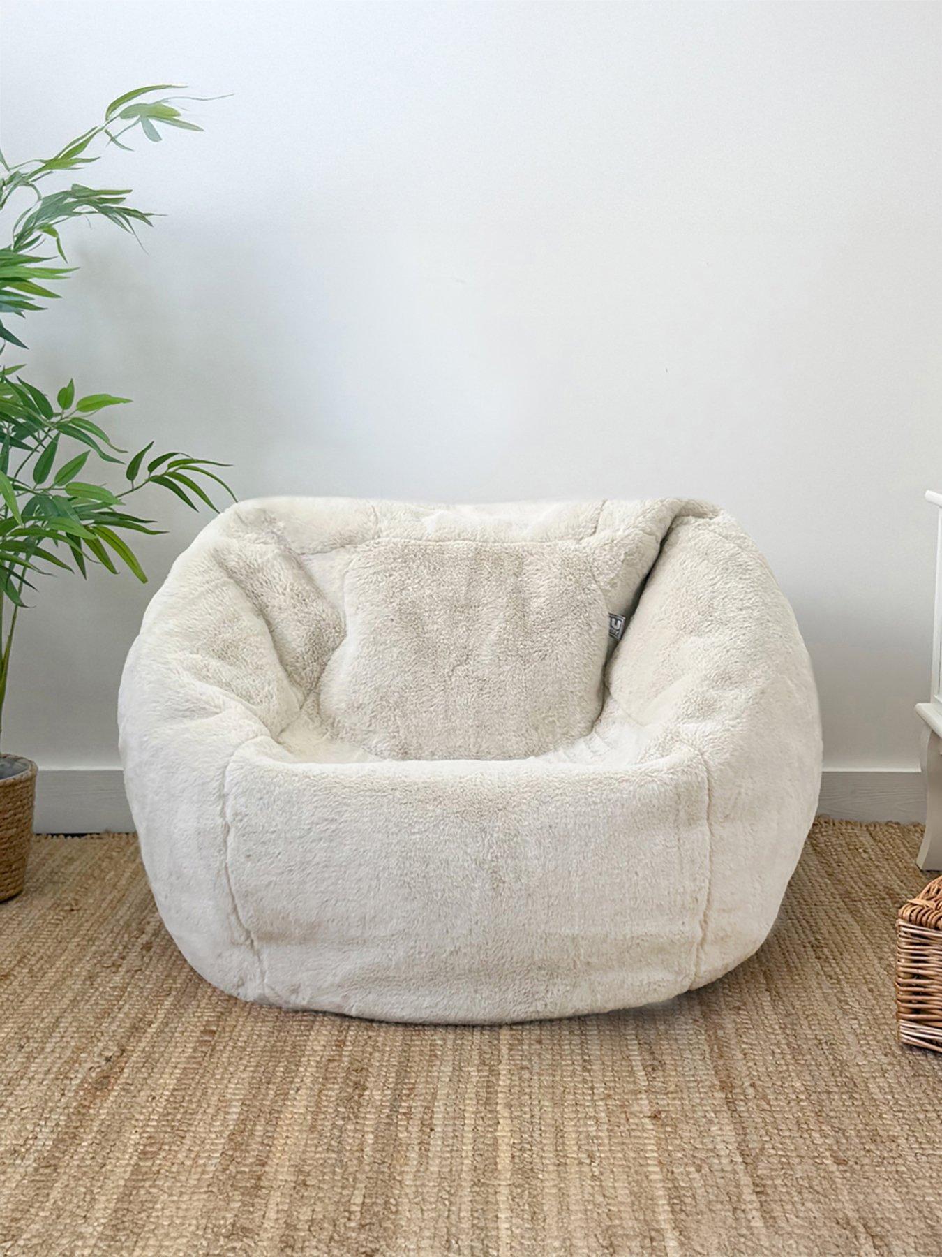 rucomfy Slouchbag Kids Bean Bag - Faux Fur