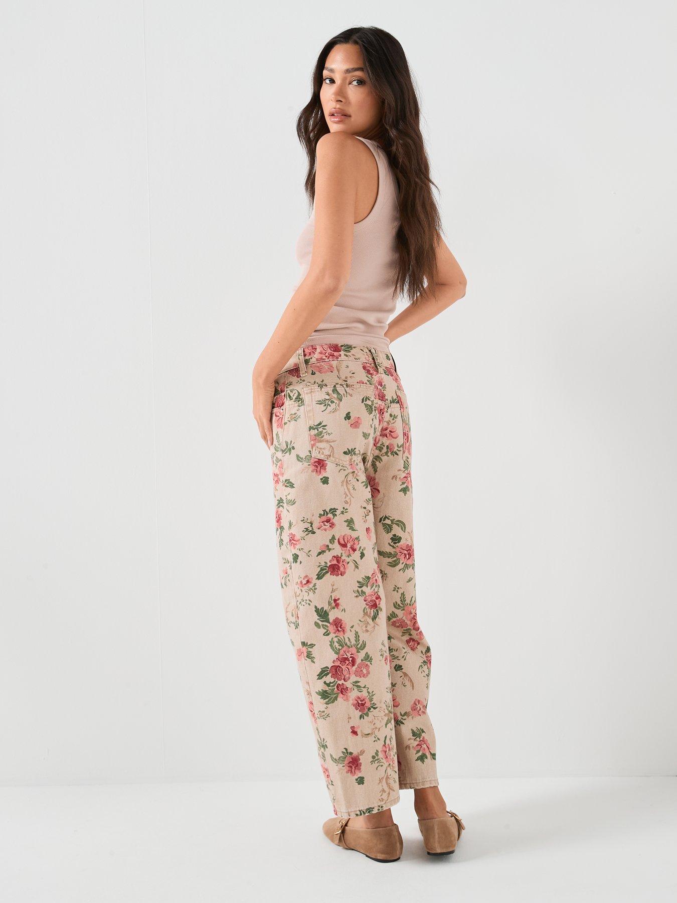Image 5 of 6 of FREE PEOPLE Deep Trance Printed Jean - Multi