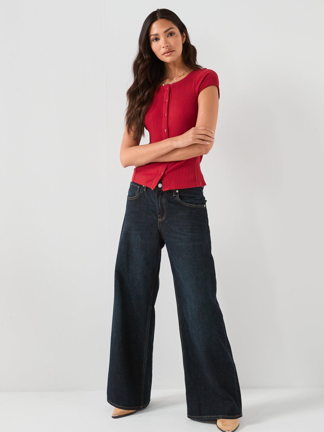 free-people-most-wanted-ribbed-button-up-topnbsp--redback