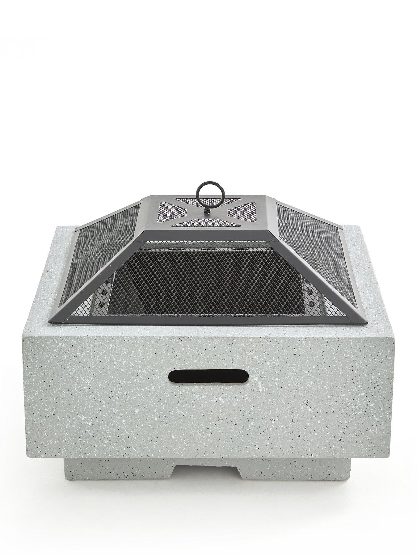 Image 2 of 6 of The Very Collection Clay Effect MgO Fire Pit -&nbsp;58Cm Square