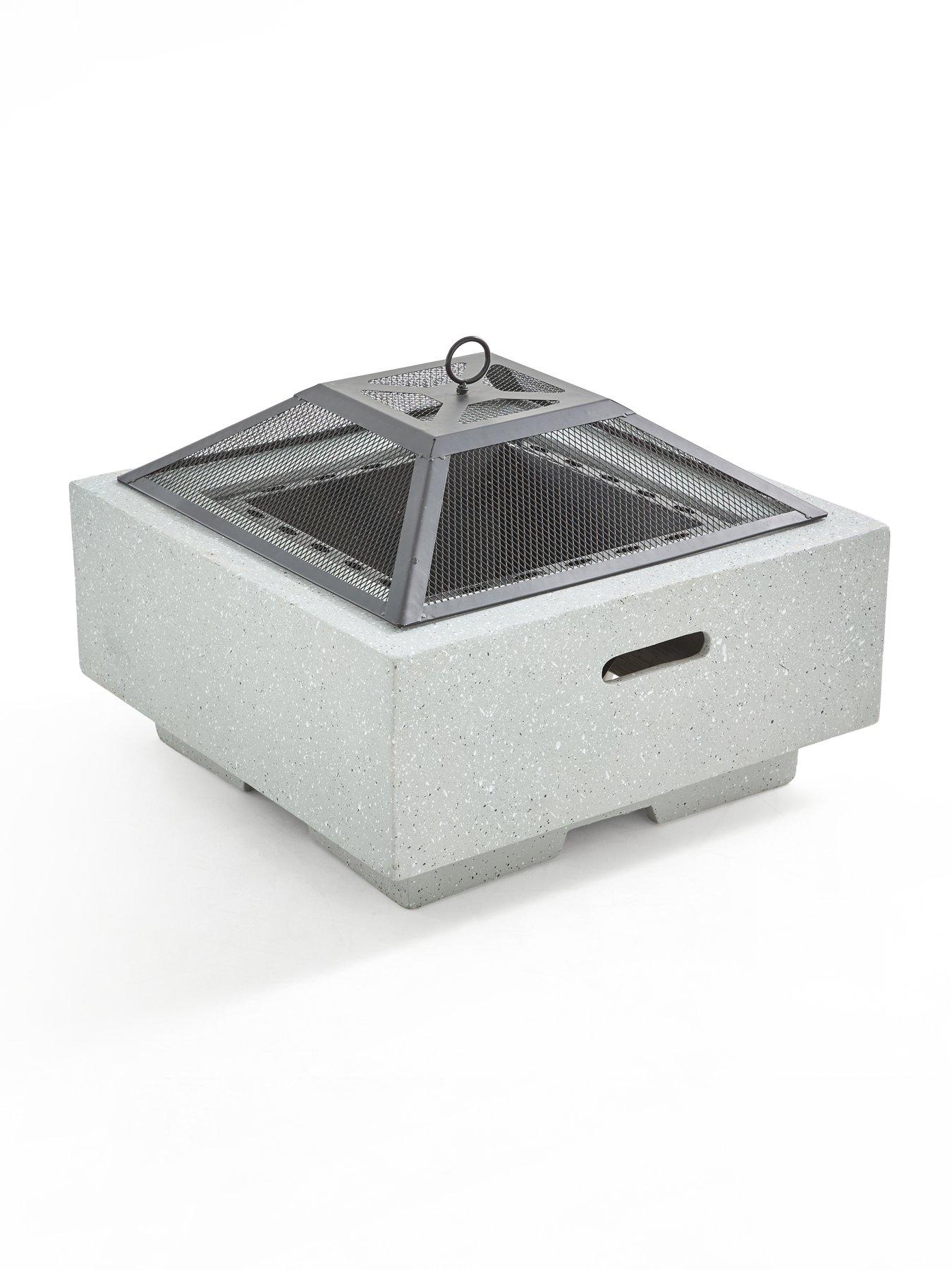 Image 3 of 6 of The Very Collection Clay Effect MgO Fire Pit -&nbsp;58Cm Square