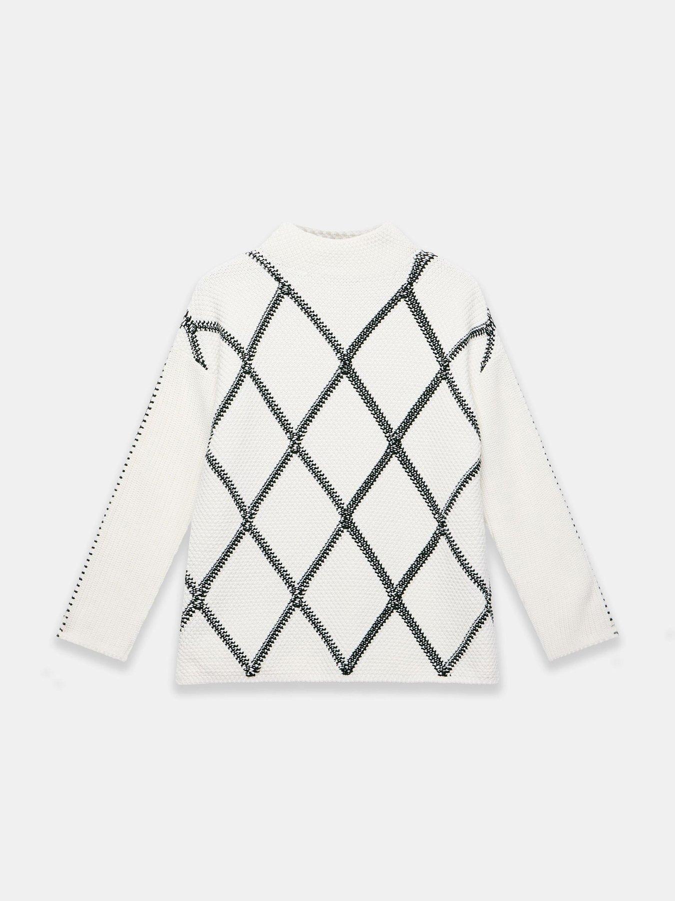 mint-velvet-cream-diamond-stitch-jumper-whitedetail