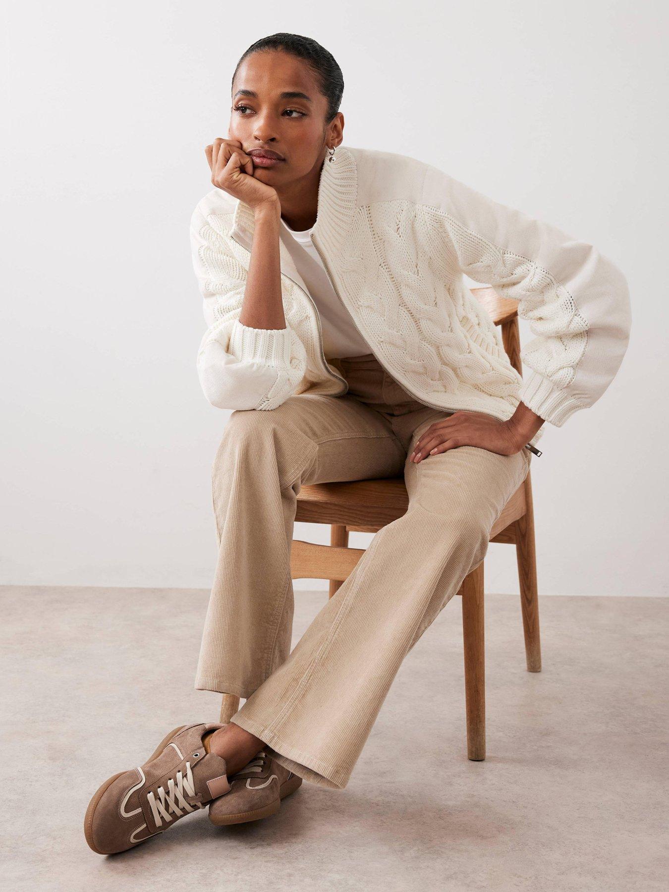 mint-velvet-cable-bomber-jacket-creamstillFront