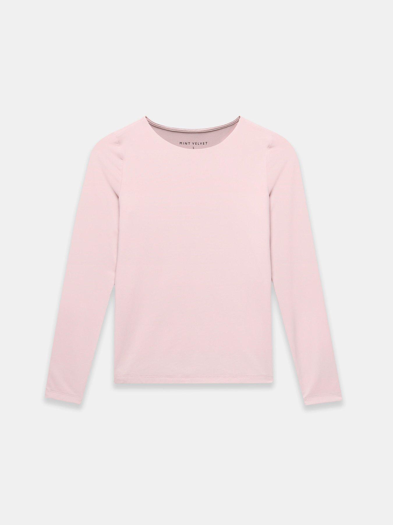 mint-velvet-layering-crew-neck-top-pinkdetail
