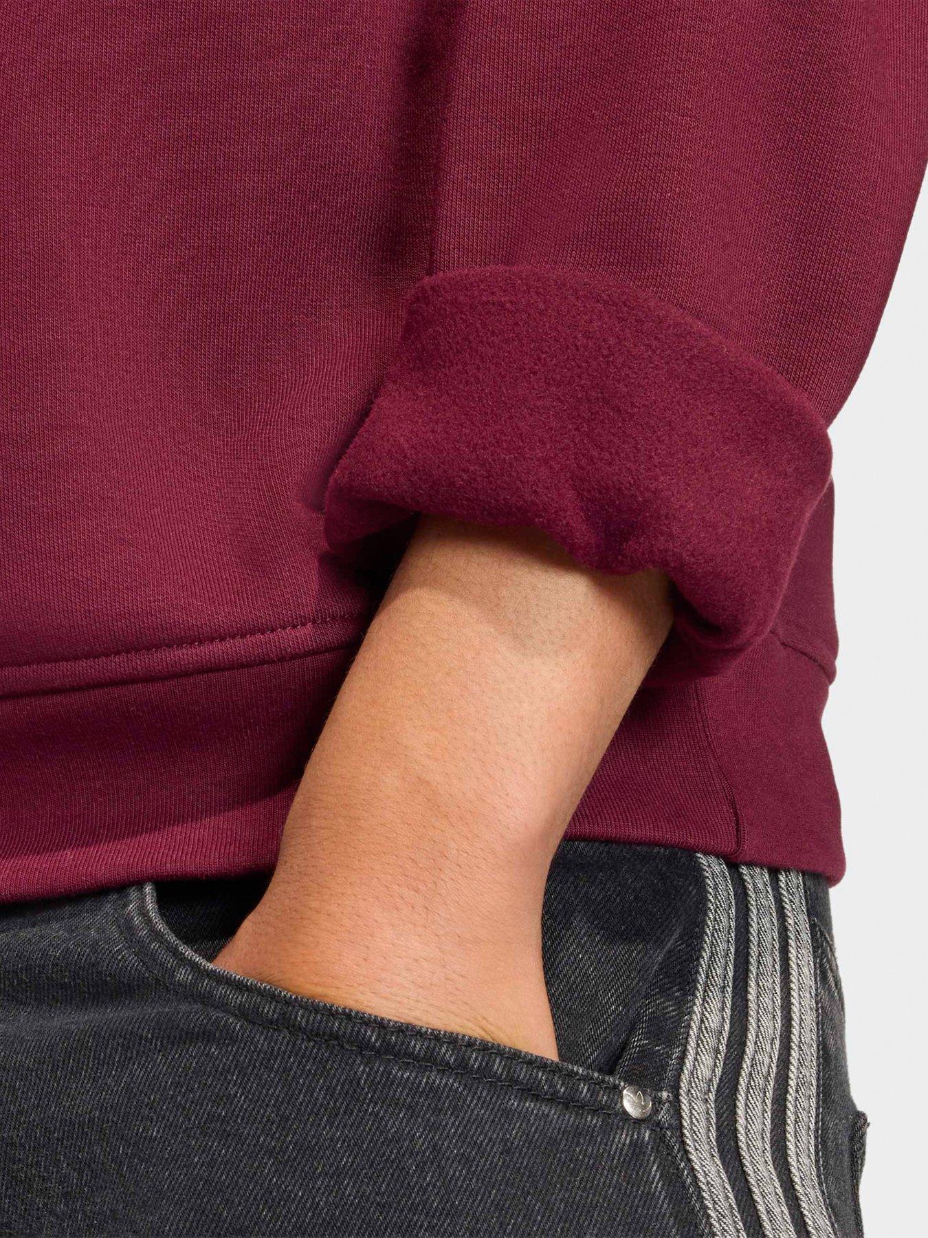 adidas-originals-mens-trefoil-essentials-crew-sweat-red-dark-reddetail