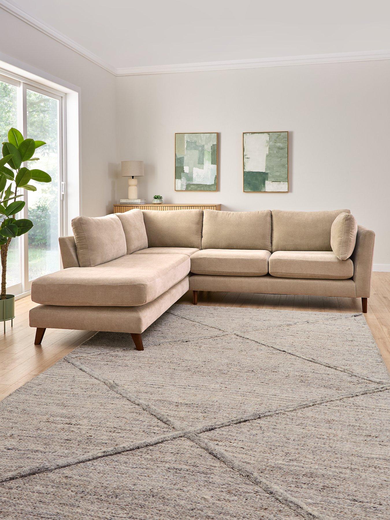 Very Home Moda Fabric Left Hand Corner Chaise Sofa - Made to Order in the UK