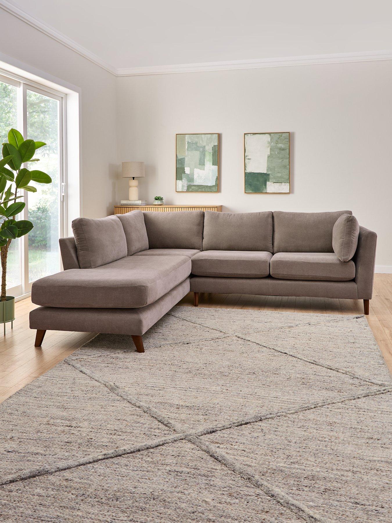 Very Home Moda Fabric Left Hand Corner Chaise Sofa - Made to Order in the UK