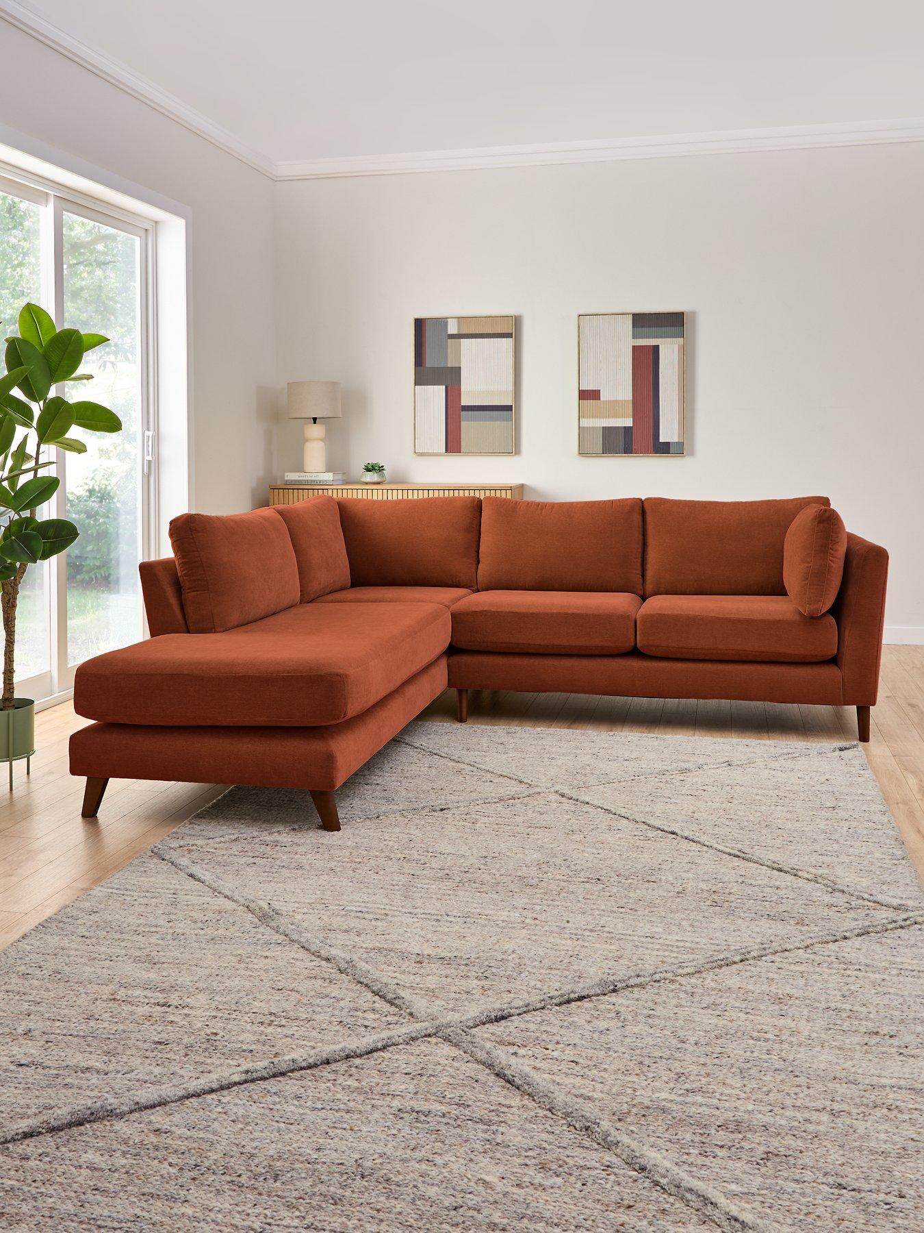 The Very Collection Moda Fabric Left Hand Corner Chaise Sofa - Made to Order in the UK