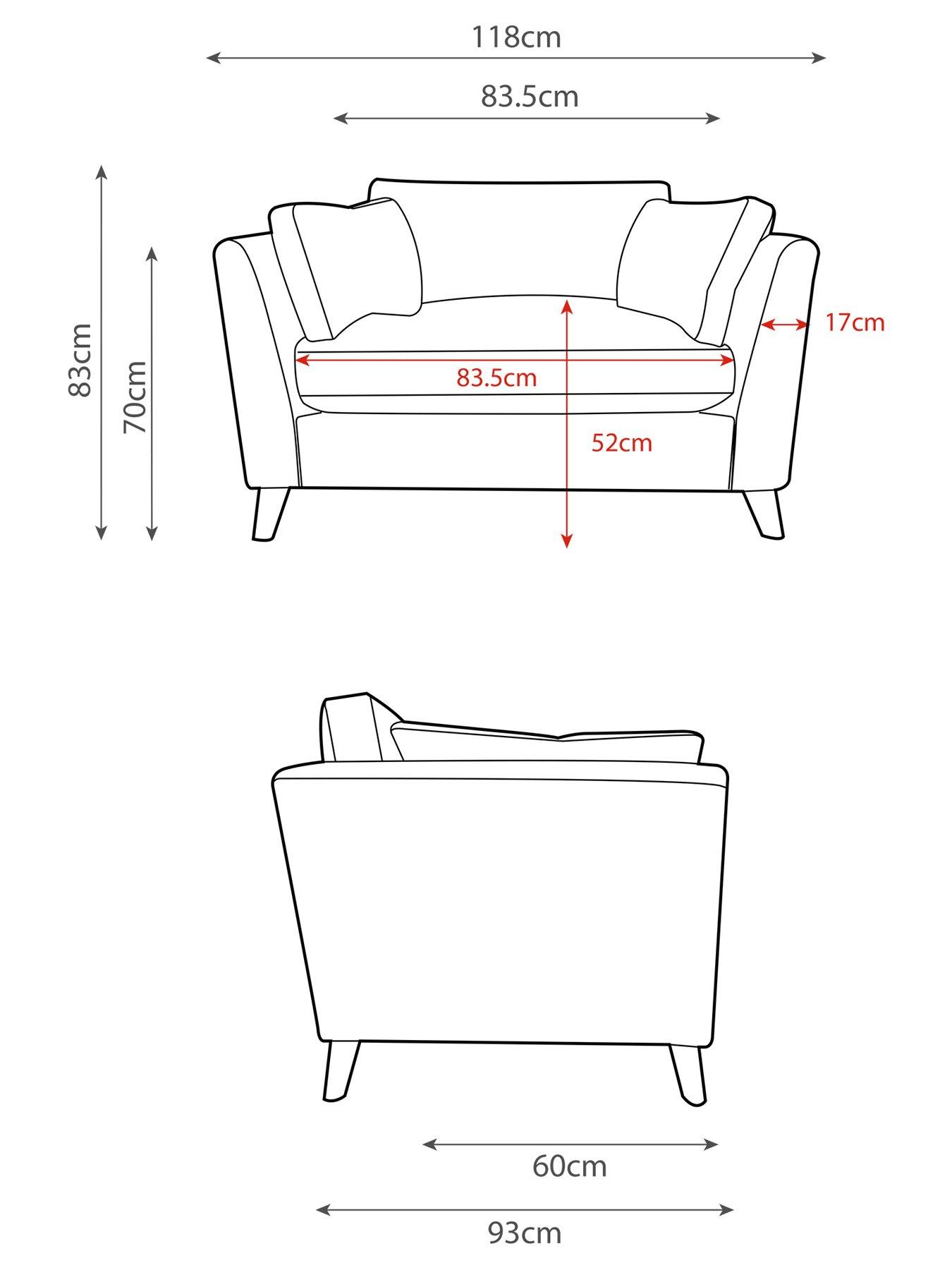 Image 7 of 7 of The Very Collection Moda Snuggle Chair