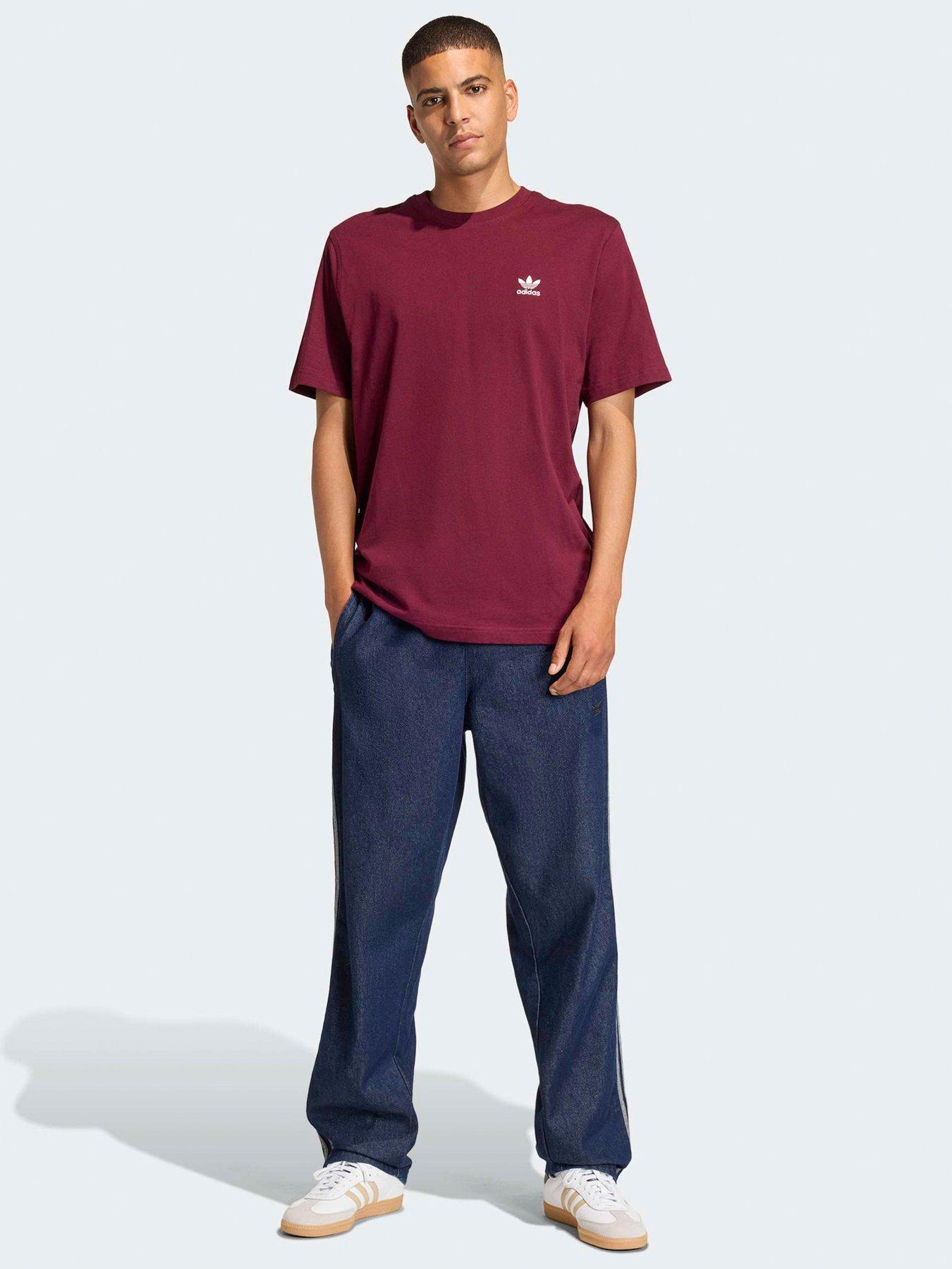 adidas-originals-mens-trefoil-essentials-loose-t-shirt-red-dark-redback