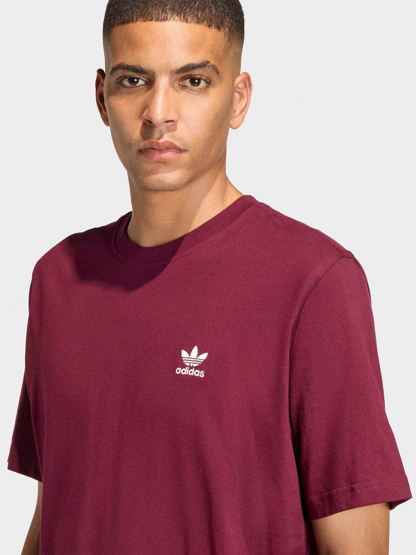 adidas-originals-mens-trefoil-essentials-loose-t-shirt-red-dark-redoutfit