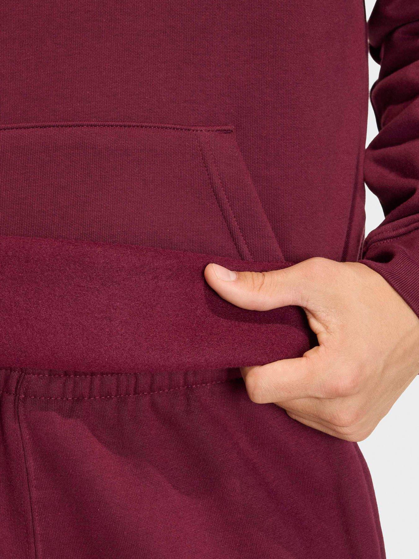 adidas-originals-mens-trefoil-essentials-loose-hoodie-dark-reddetail