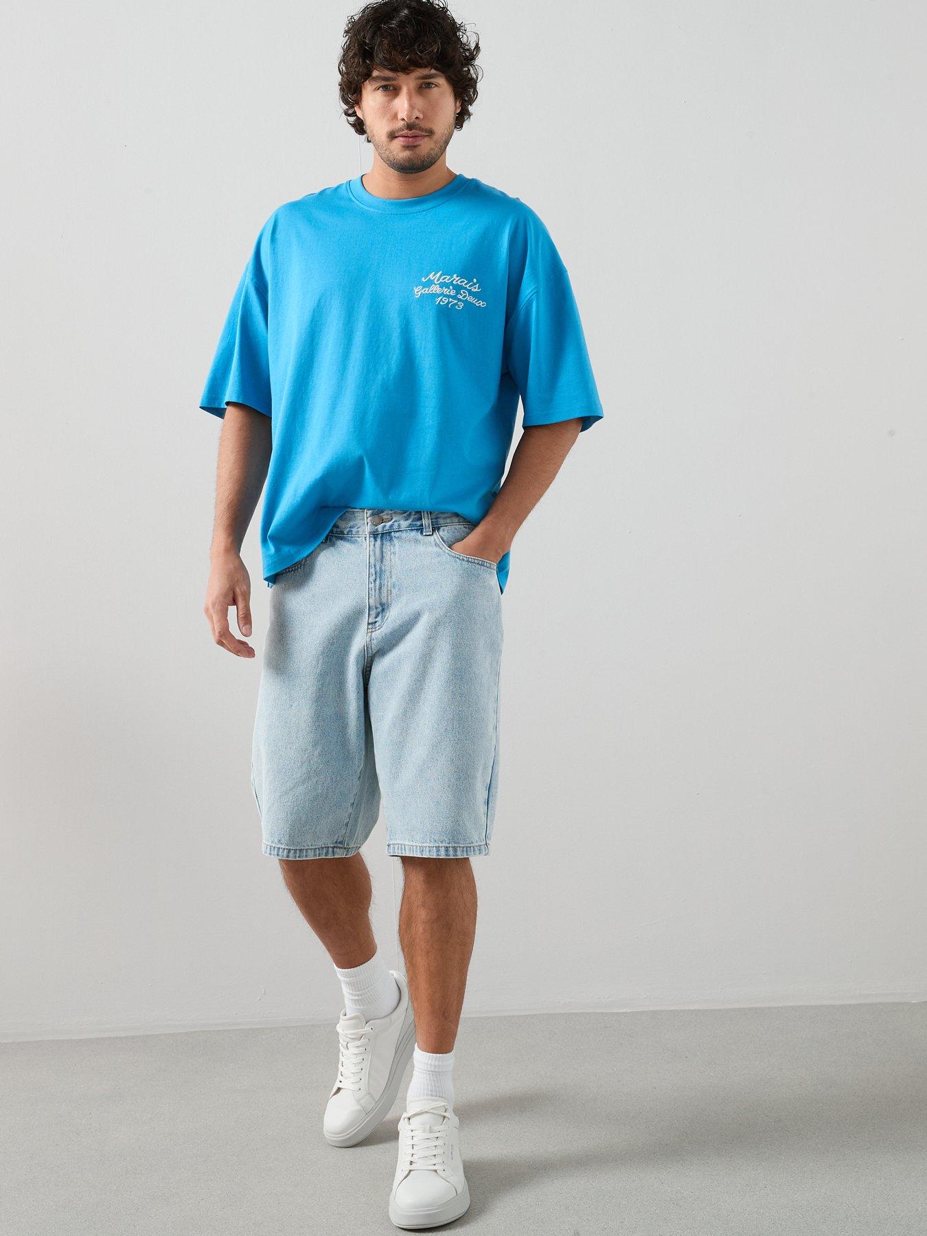 the-very-collection-regular-fit-denim-shorts-light-blueback