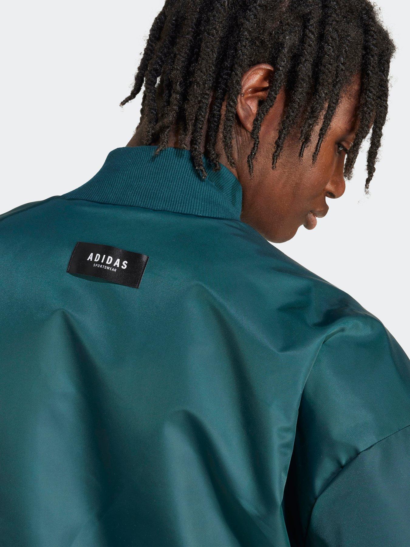 adidas-mens-stadium-bomber-jacket-blackoutfit