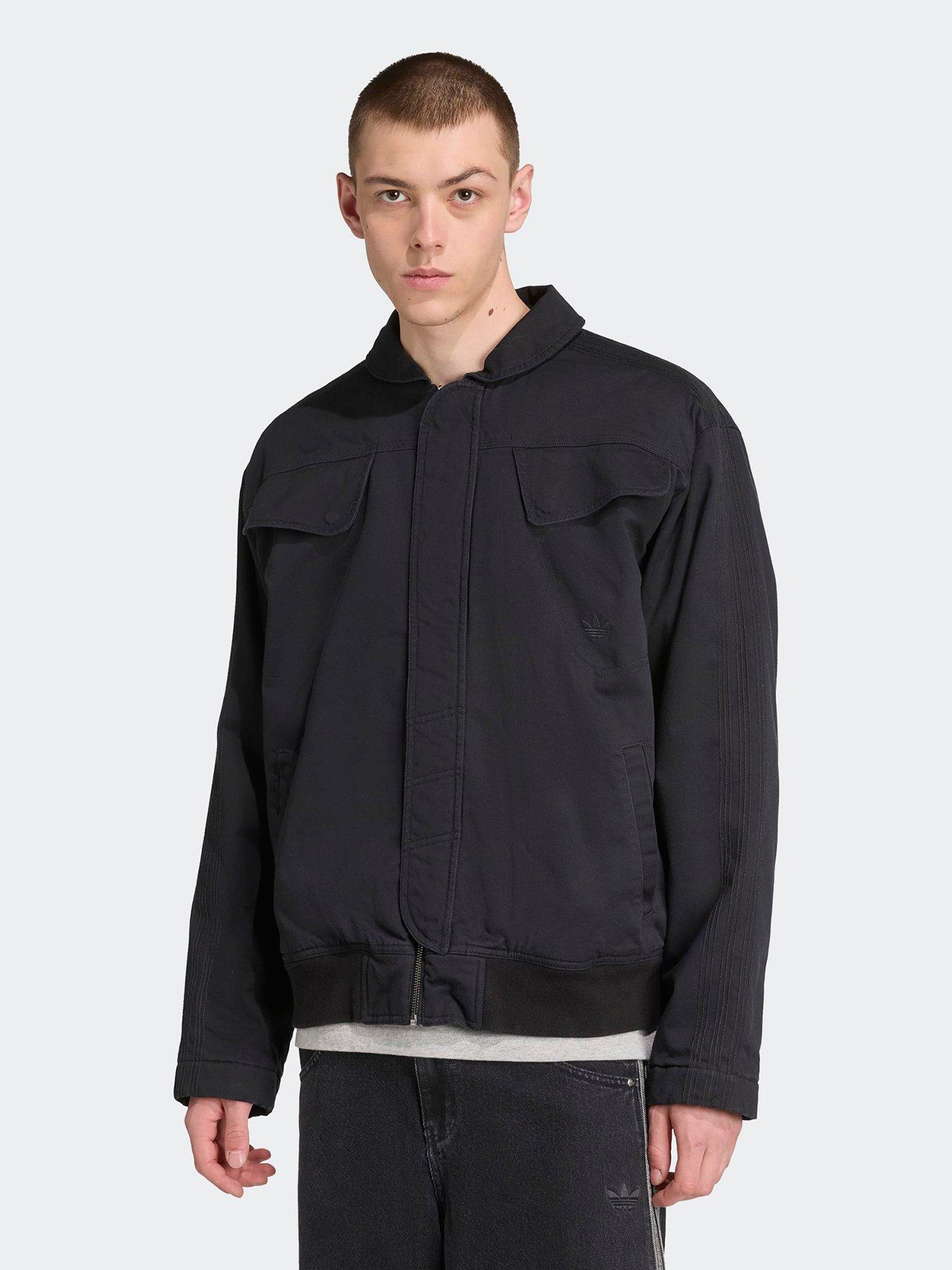 adidas Originals Mens Premium Essentials Workwear Jacket - Black
