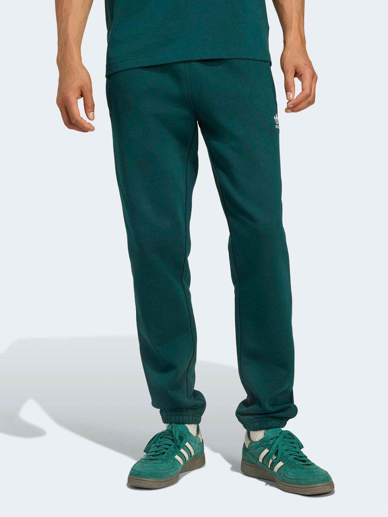 adidas Originals Mens Trefoil Essentials Joggers - Green