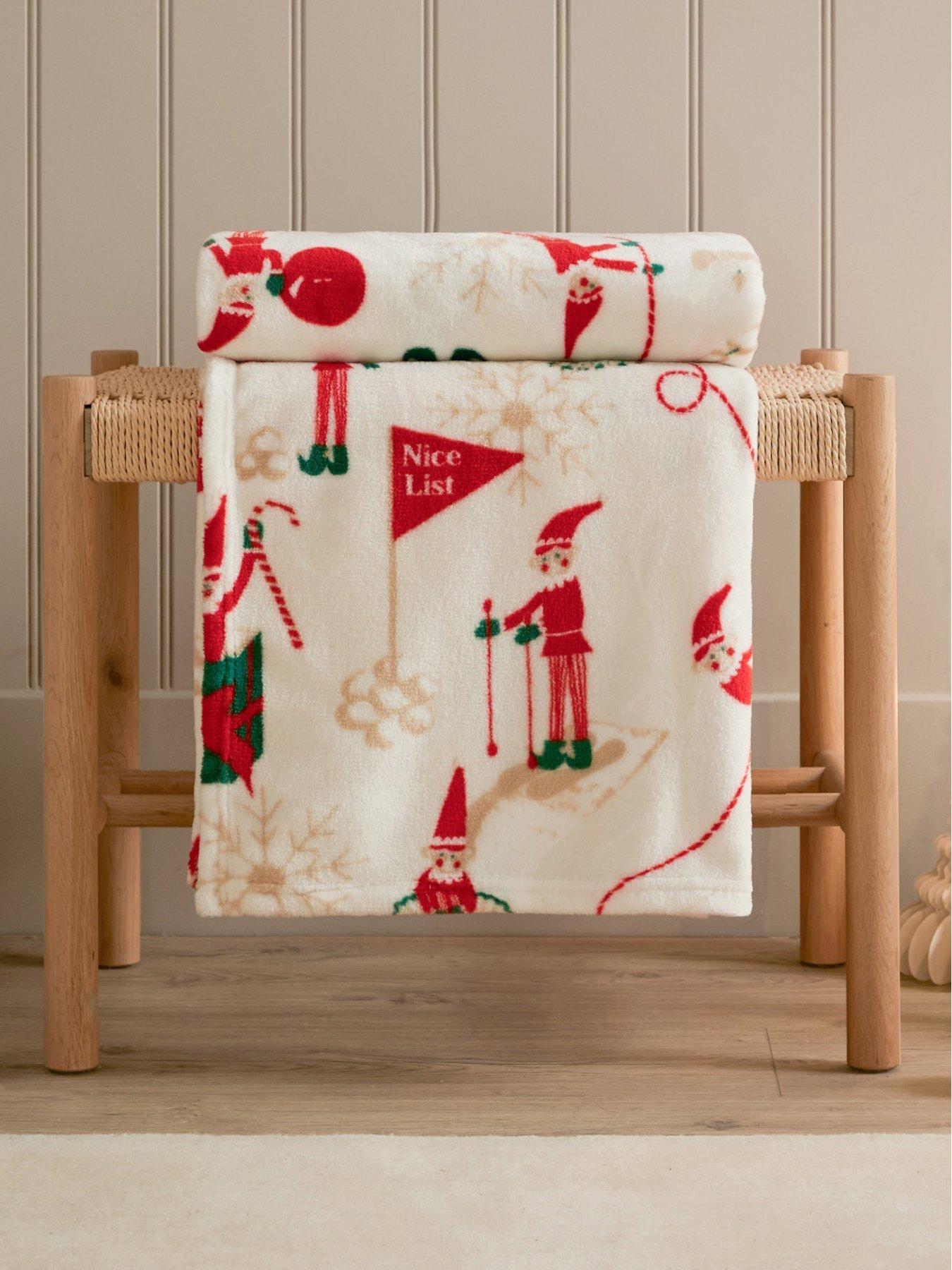 Duvet Day Elfie 130x150 Throw Cream/mint