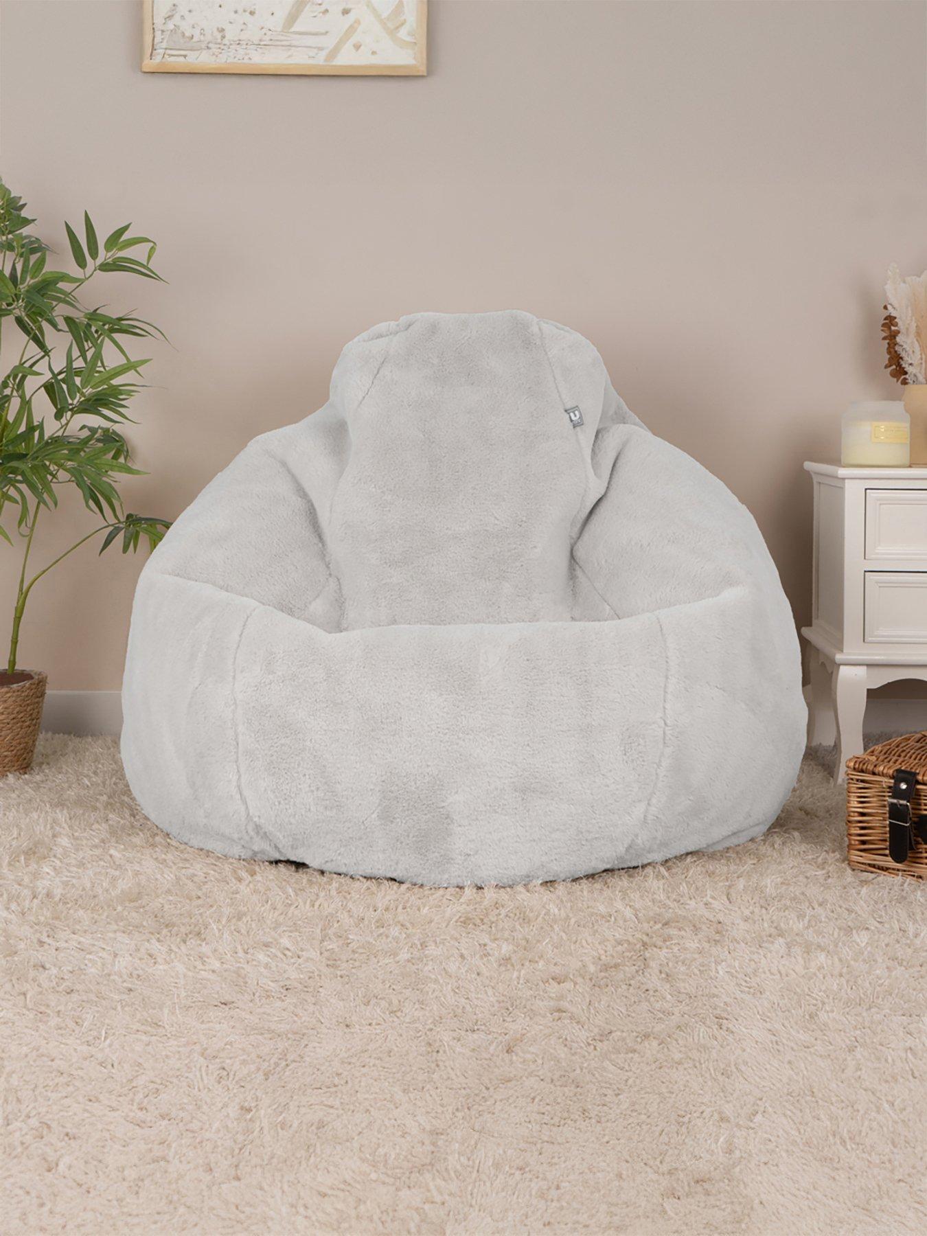 rucomfy Faux Fur Hygge Adult Beanbag