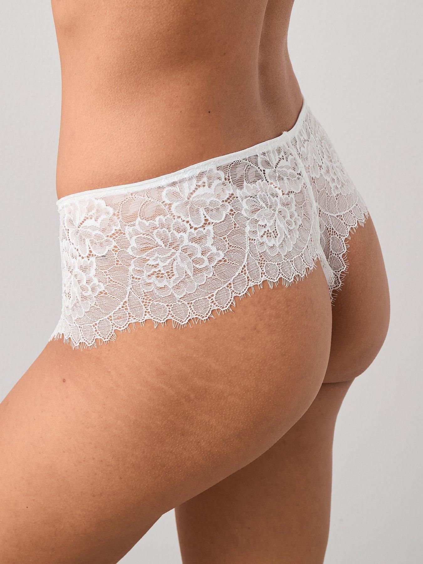 Image 3 of 6 of The Very Collection 3pk Lace Briefs