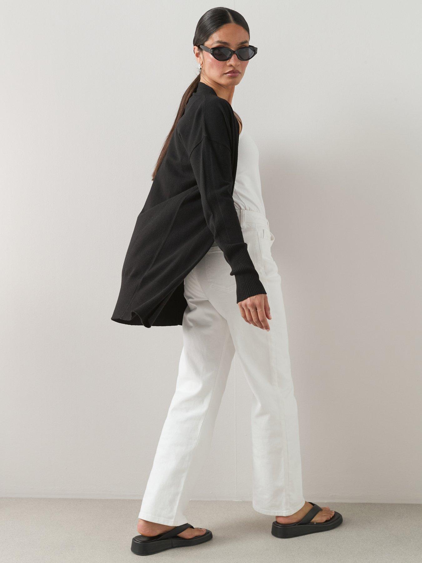Image 6 of 6 of The Very Collection Classic Comfort Edge To Edge Cardigan - Black