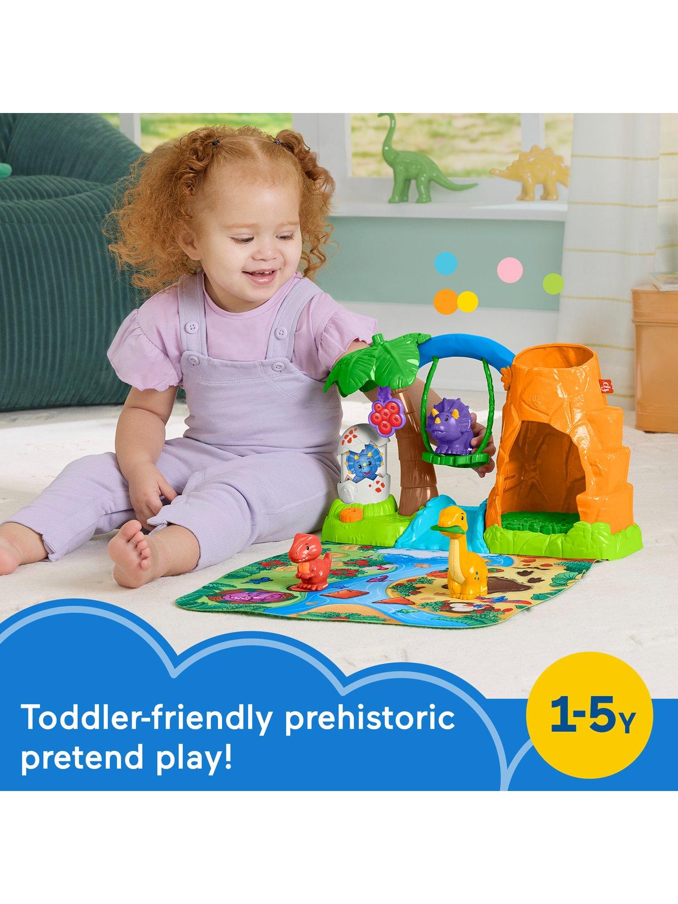 fisher-price-little-people-little-people-dinosaur-village-amp-play-mat-toddler-playsetstillFront