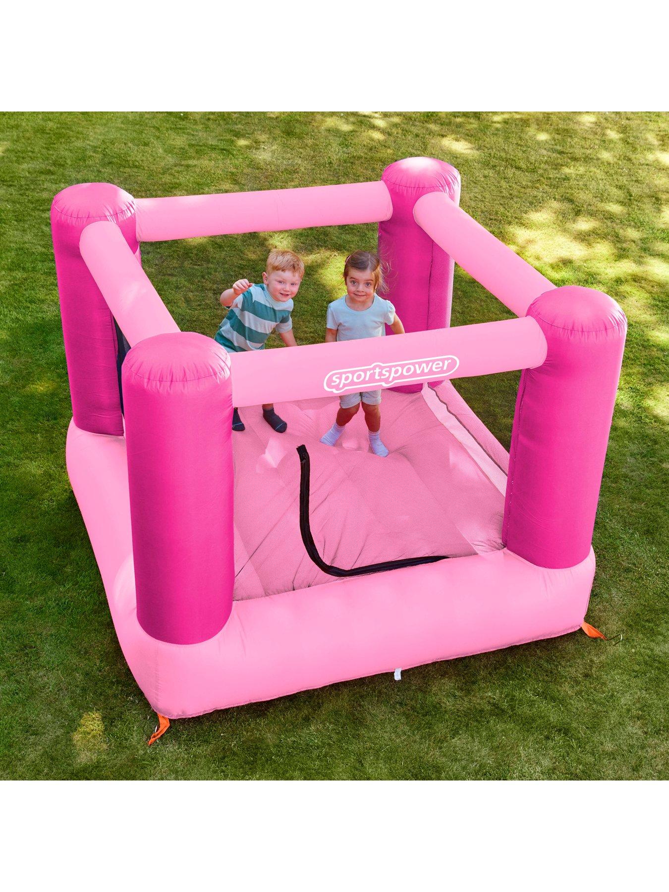 sportspower-6x6ft-bouncy-castle-pinkstillFront