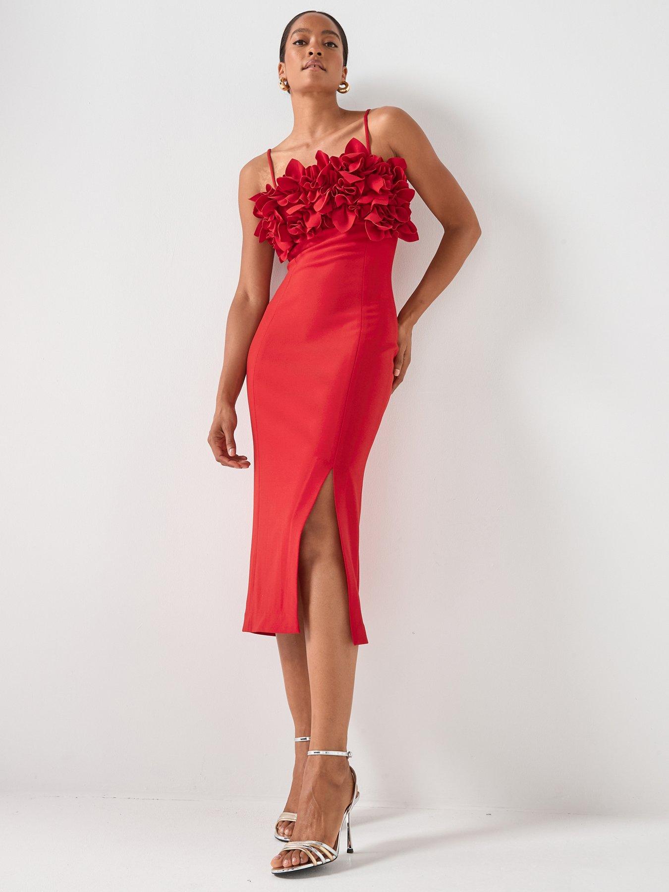 elliatt-lila-midi-dress-red
